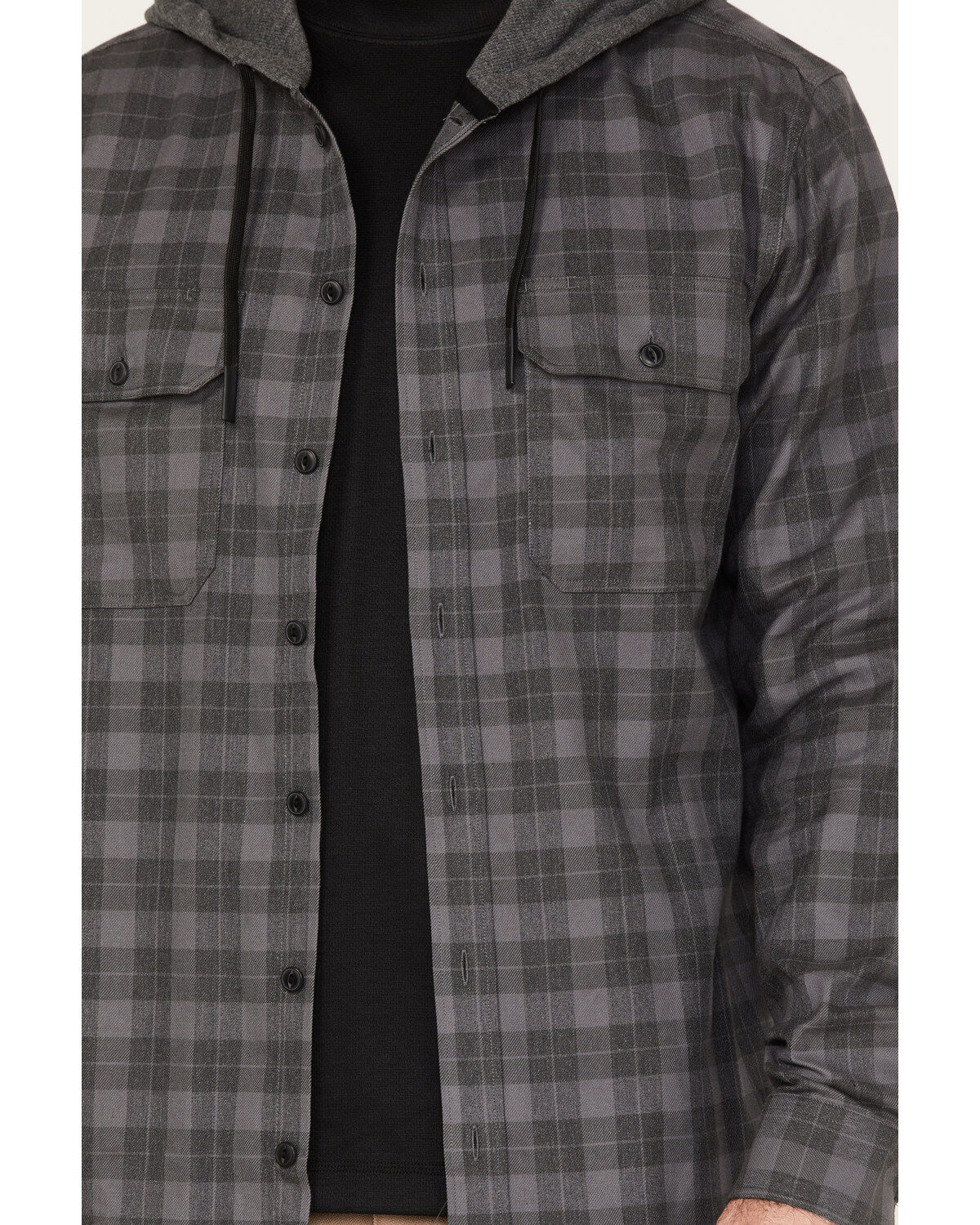 Hawx Men's Roberson Long Sleeve Hooded Flannel
