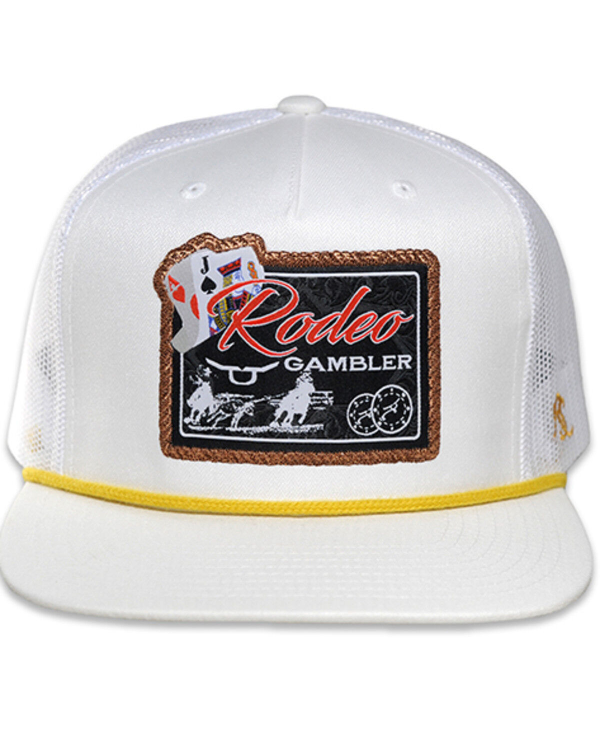 RopeSmart Men's Rodeo Gambler Patch Ball Cap