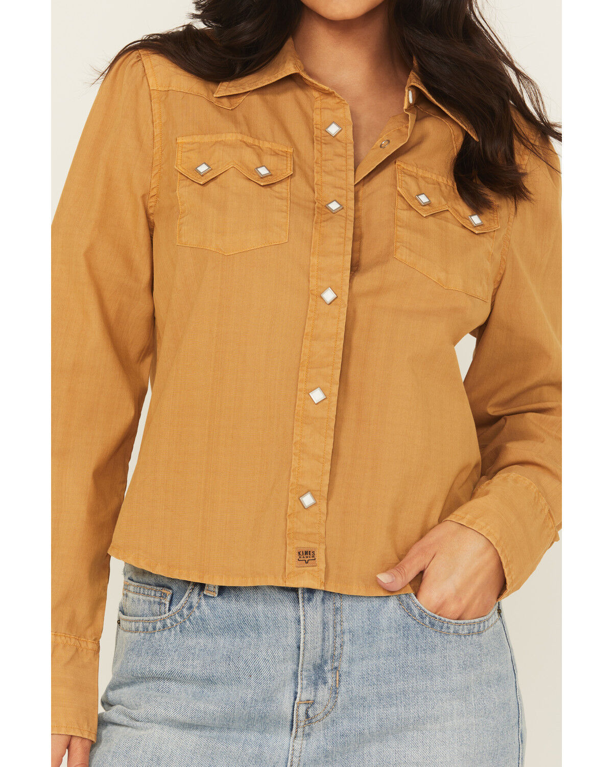 Kimes Ranch Women's Annie Long Sleeve Snap Cropped Western Shirt