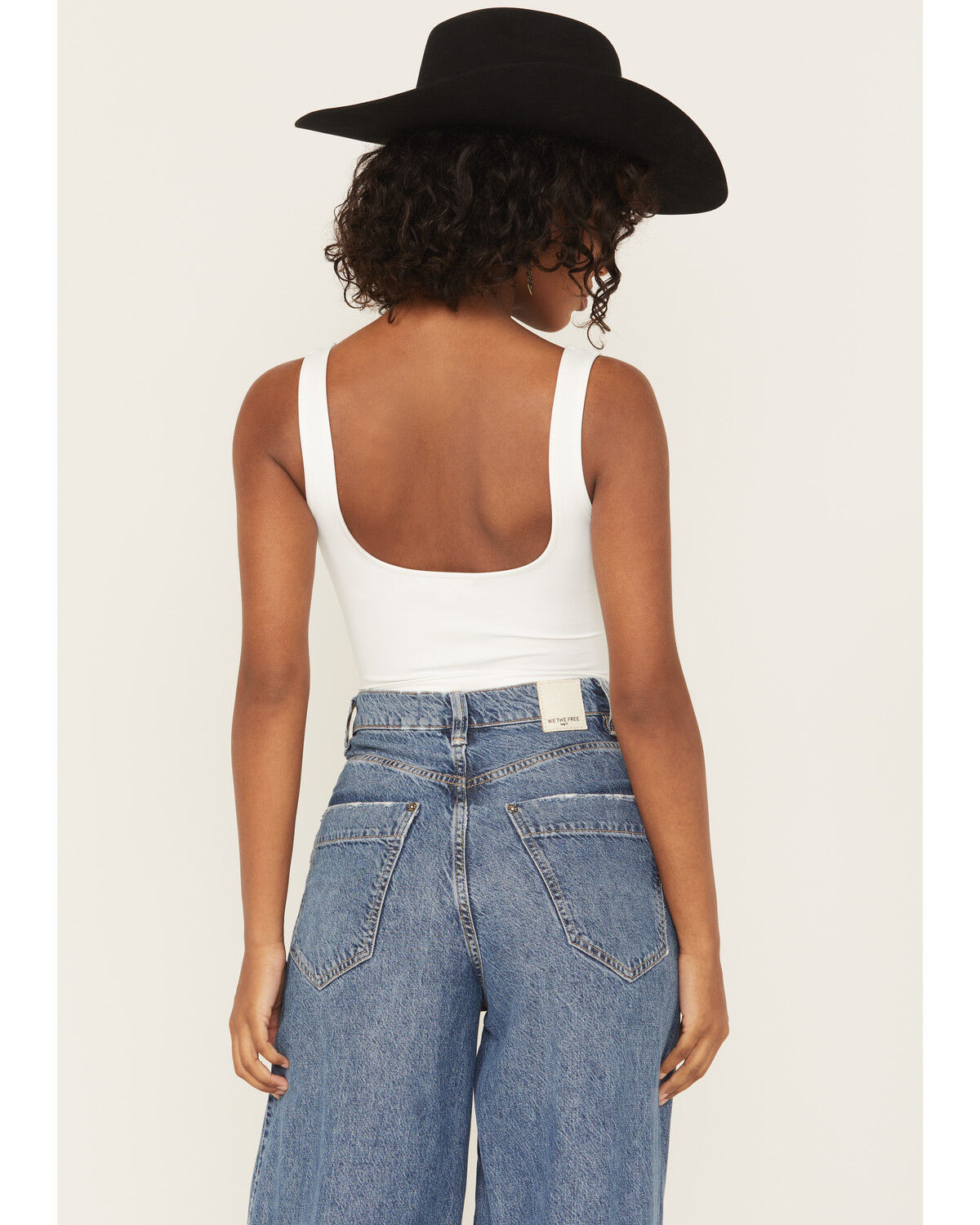 Good American Women's Scuba Solid Sleeveless Bodysuit