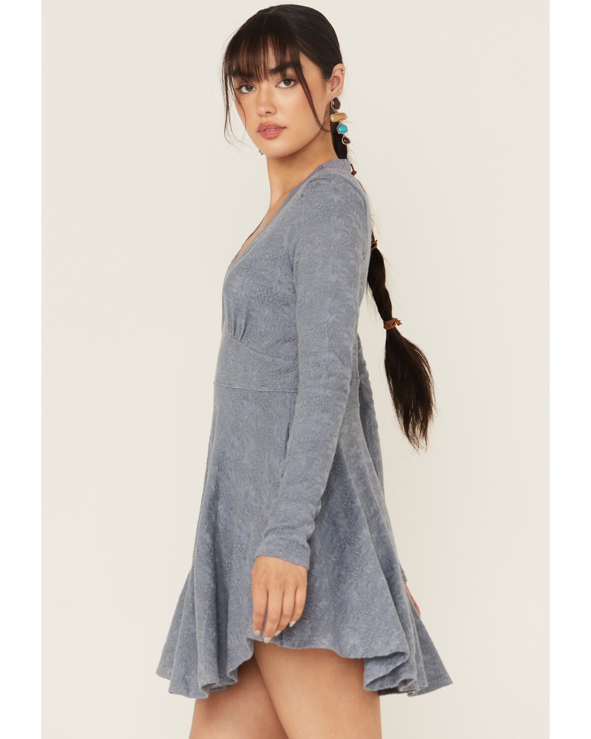 Free People Women's All Yours Long Sleeve Mini Dress