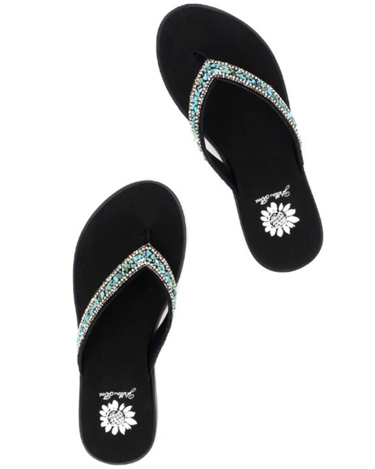 Yellow Bow Women's Diyah Embellished Sandals