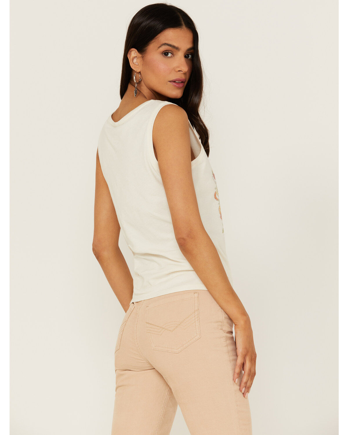 Idyllwind Women's Hillbilly Deluxe Edition Graphic Knot Front Tank Top