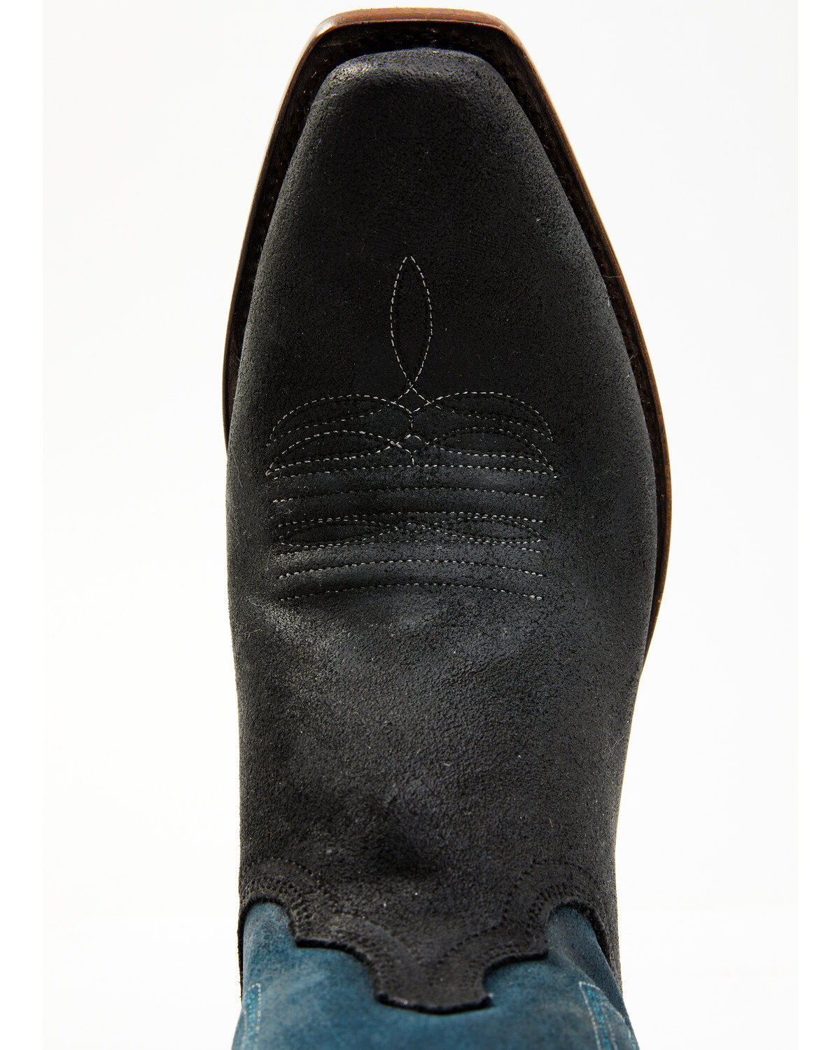 Lucchese Men's Two-Tone Roughout Western Boots - Square Toe