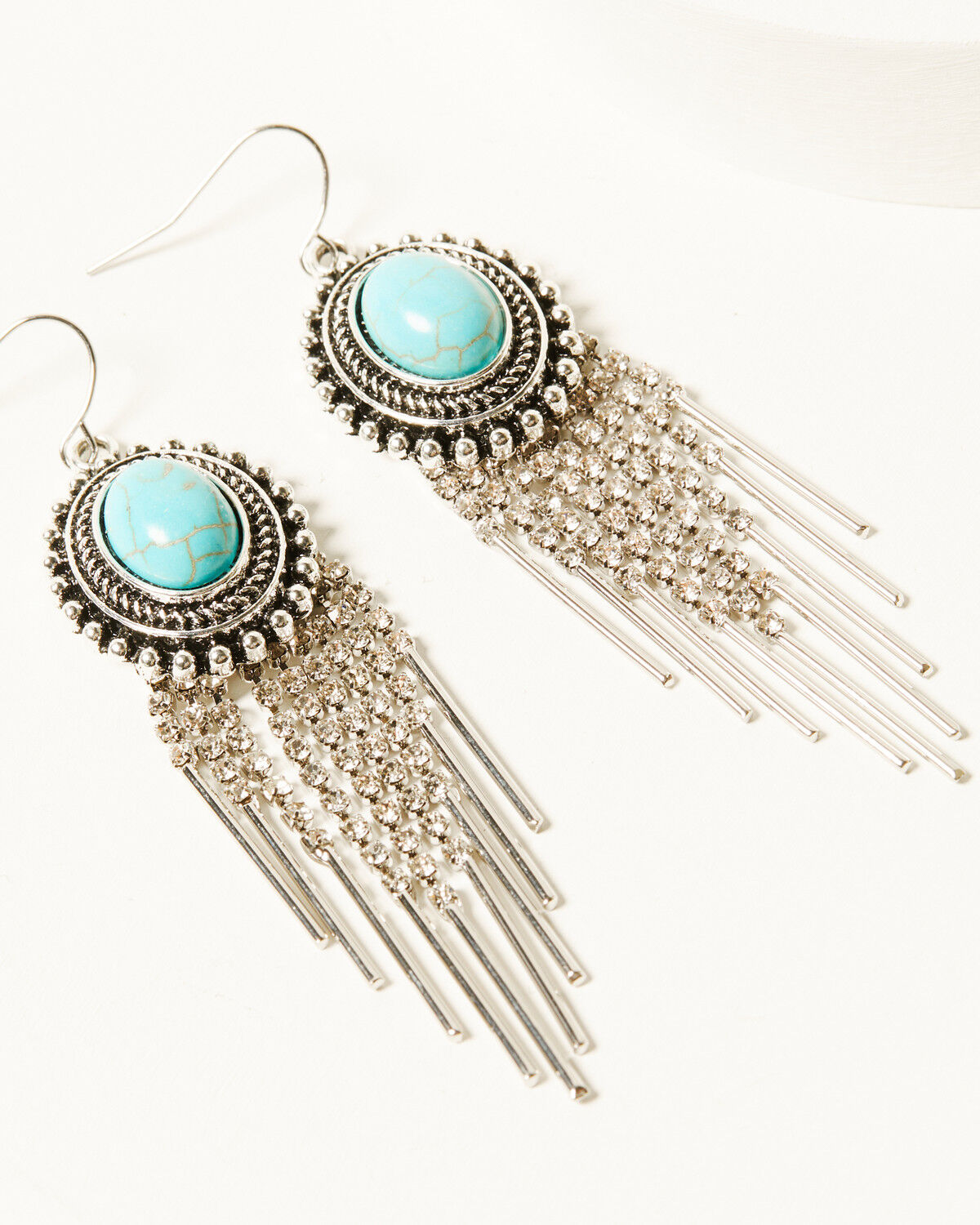 Shyanne Women's Rhinestone Fringe Earrings