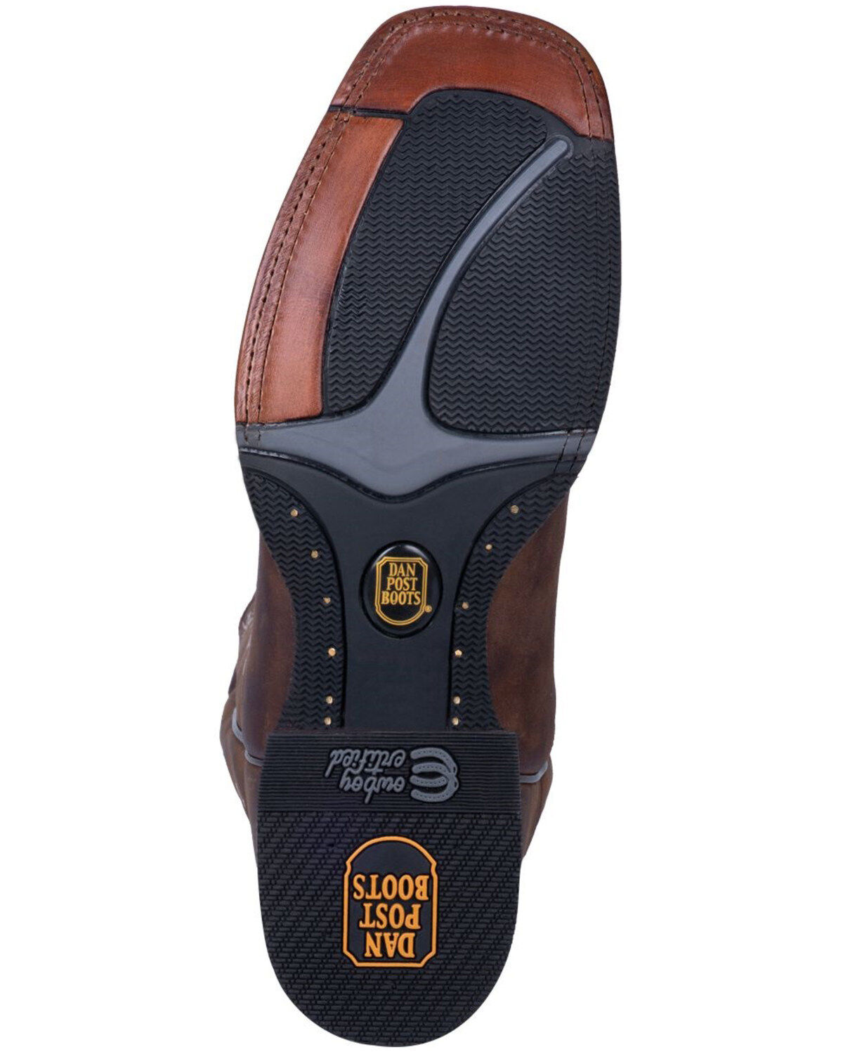 Dan Post Men's Abram Western Performance Boots - Broad Square Toe