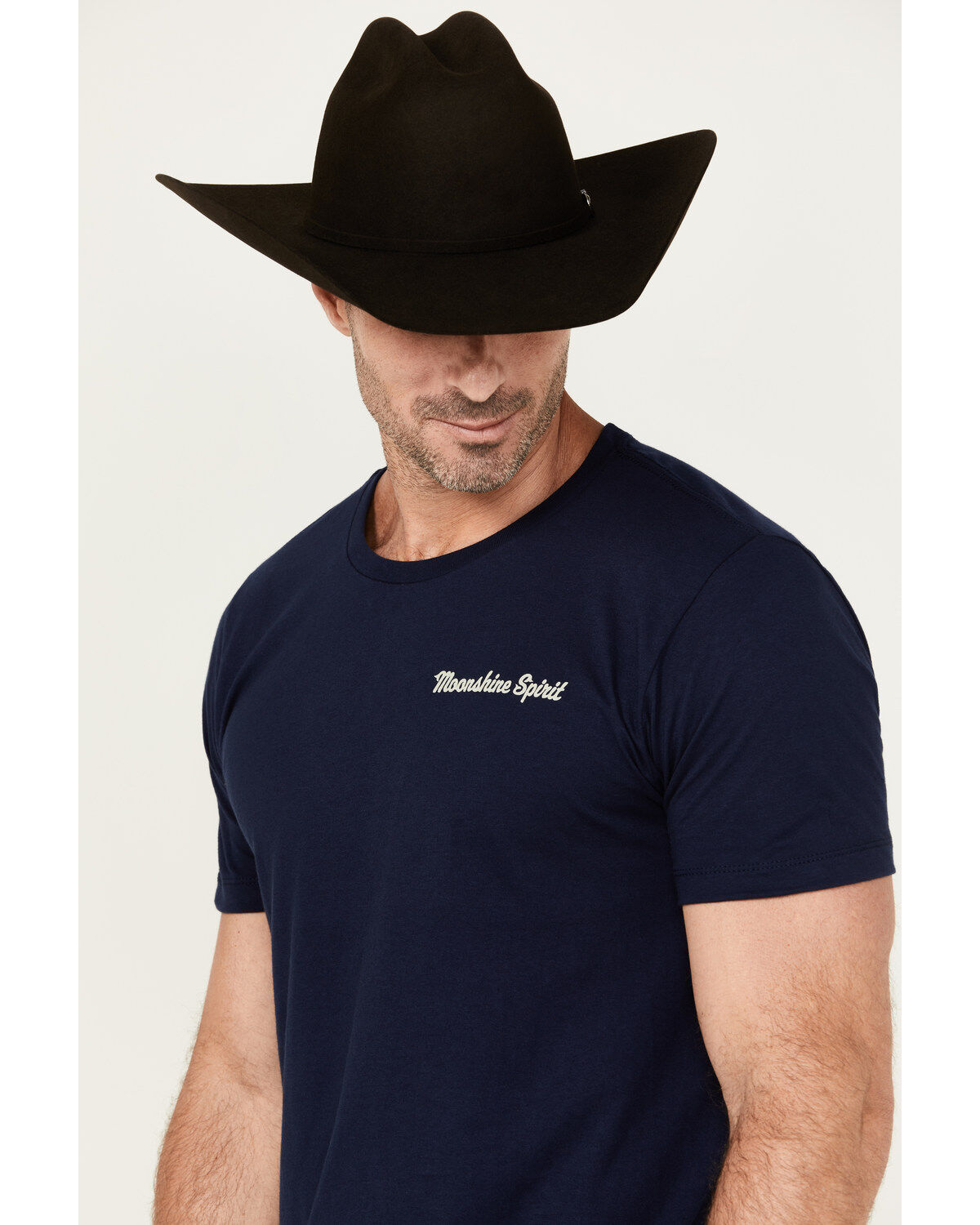 Moonshine Spirit Men's Oak Barrel Short Sleeve Graphic T-Shirt