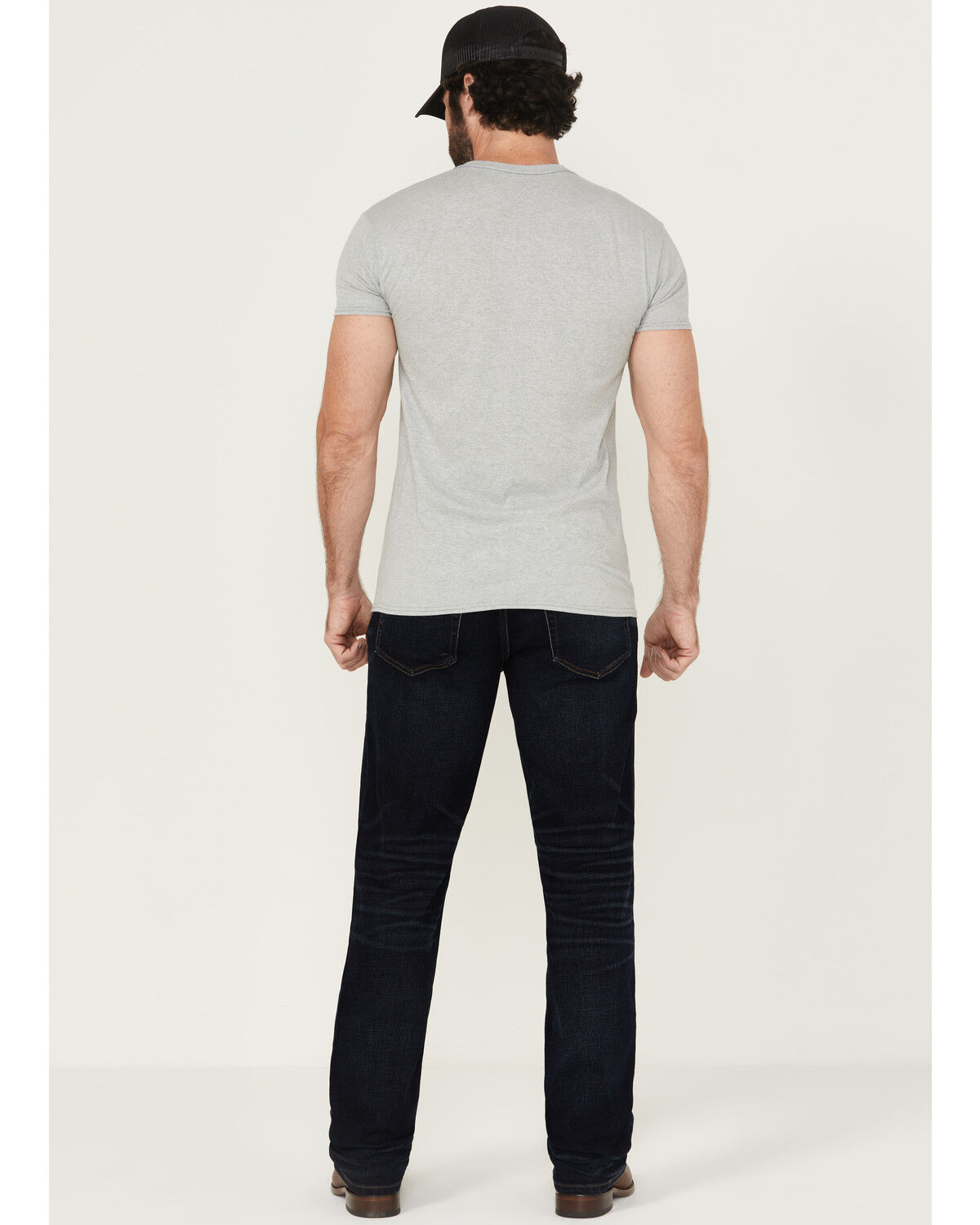 Brothers and Sons Men's Cochise Dark Wash Slim Straight Stretch Denim Jeans