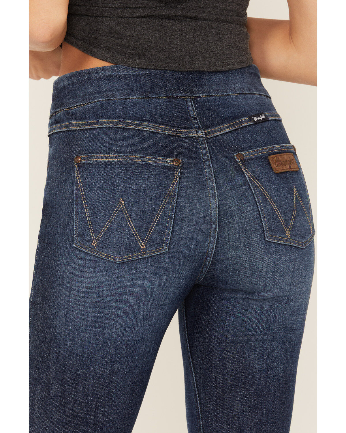 Wrangler Retro Women's Medium Wash High Rise Pull On Norah Bootcut Jeans