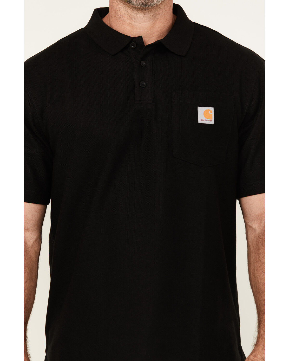 Carhartt Men's Loose Fit Midweight Short Sleeve Button-Down Polo Shirt