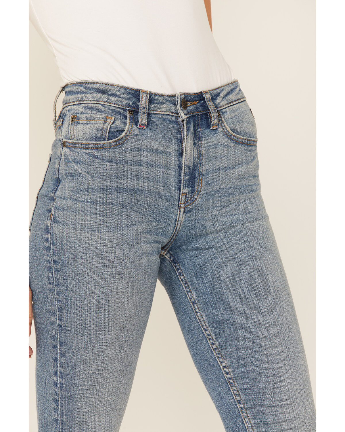 Idyllwind Women's Medium Wash Old West High Risin' Released Hem Flare Jeans
