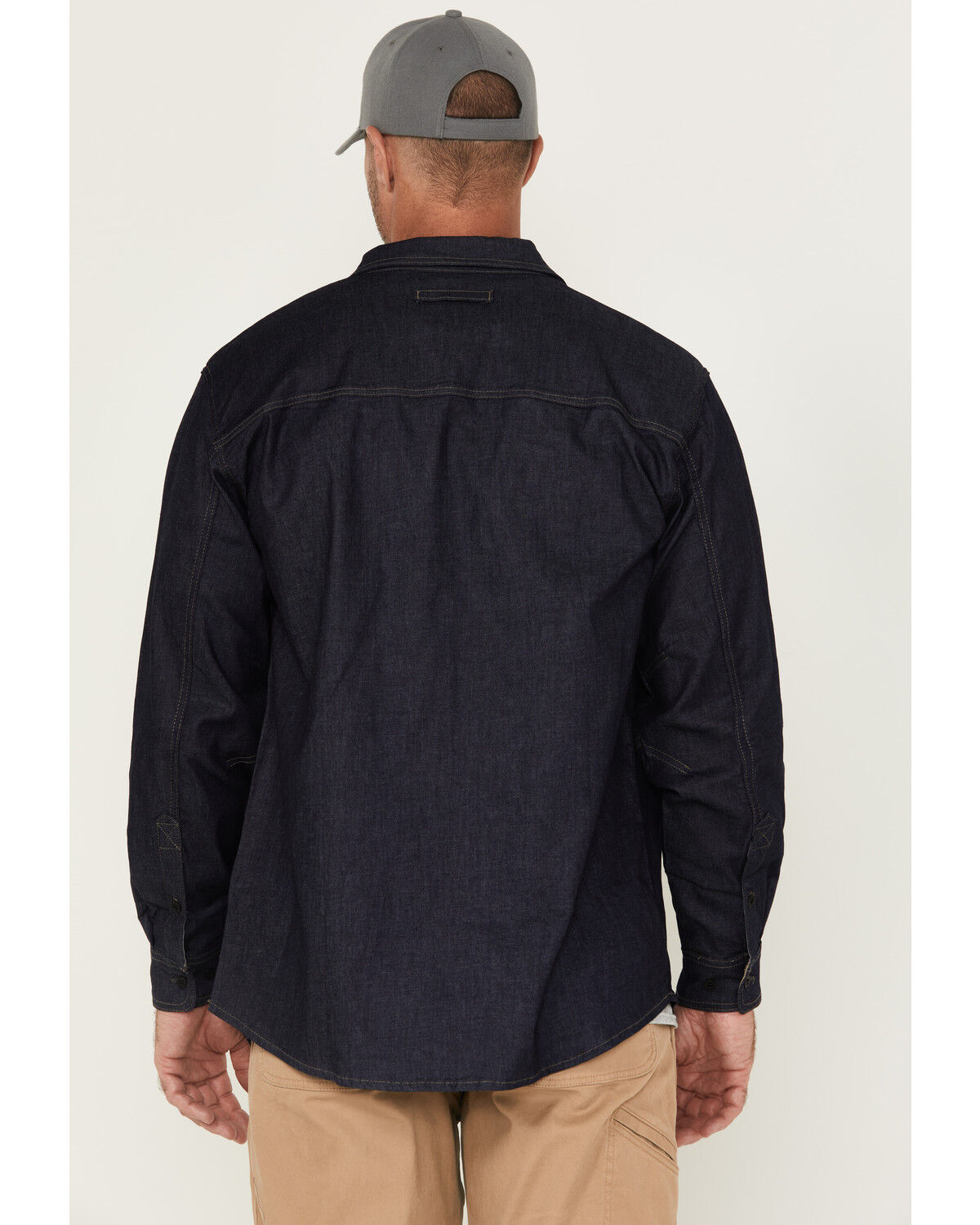 Thorogood Men's Vintage Stretch Denim Long Sleeve Button-Down Stretch Work Shirt