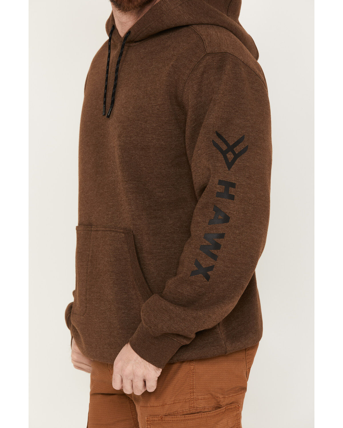Hawx Men's Primo Logo Graphic Fleece Hooded Work Sweatshirt