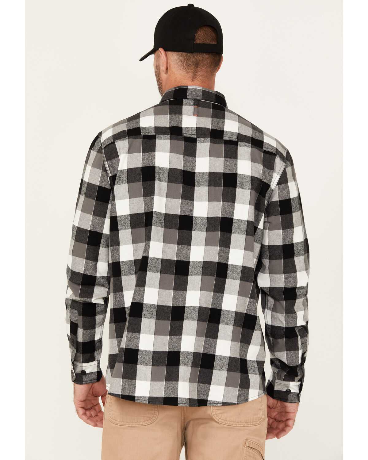 Hawx Men's Christopher Plaid Print Long Sleeve Button-Down Flannel Shirt