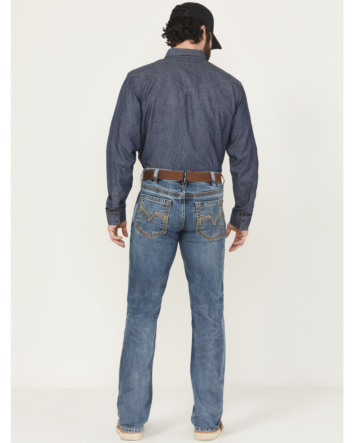 Cody James Men's FR Medium Wash Slim Bootcut Stretch Denim Work Jeans