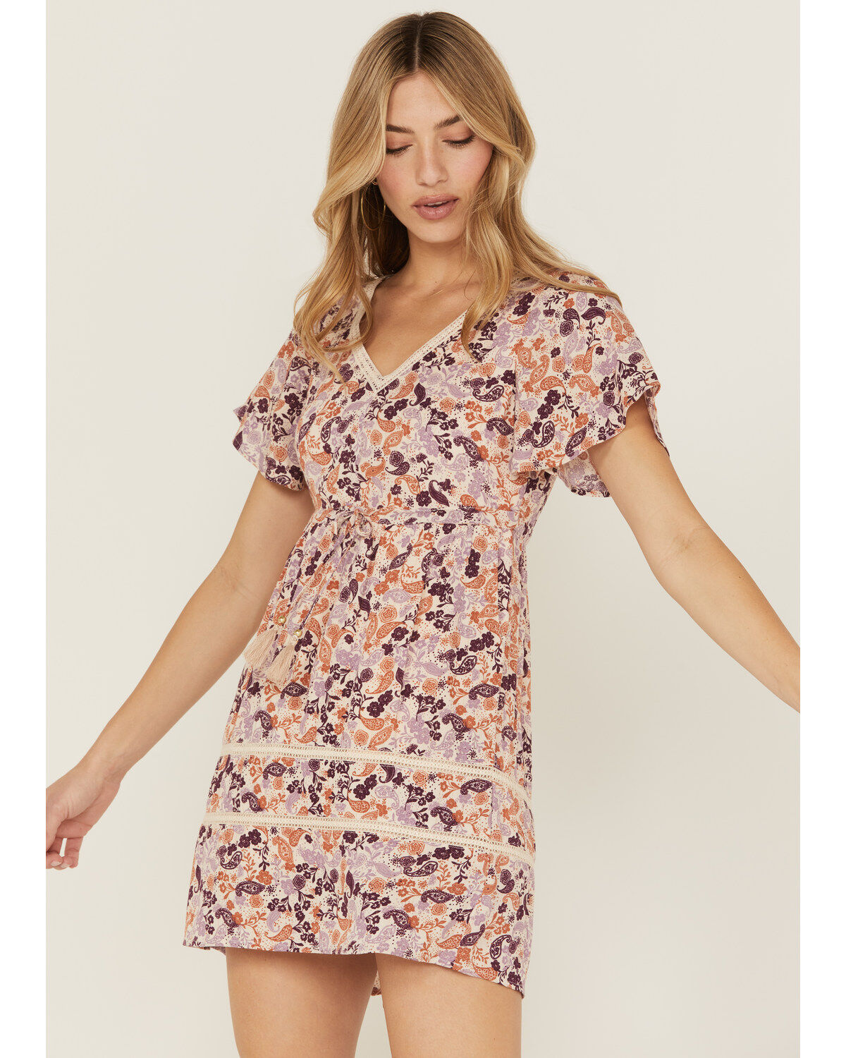 Idyllwind Women's Blossom Court Floral Mini Dress