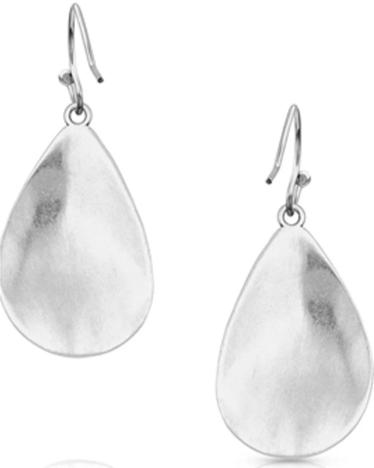 Montana Silversmiths Women's Blooming Cross Opal Teardrop Earrings