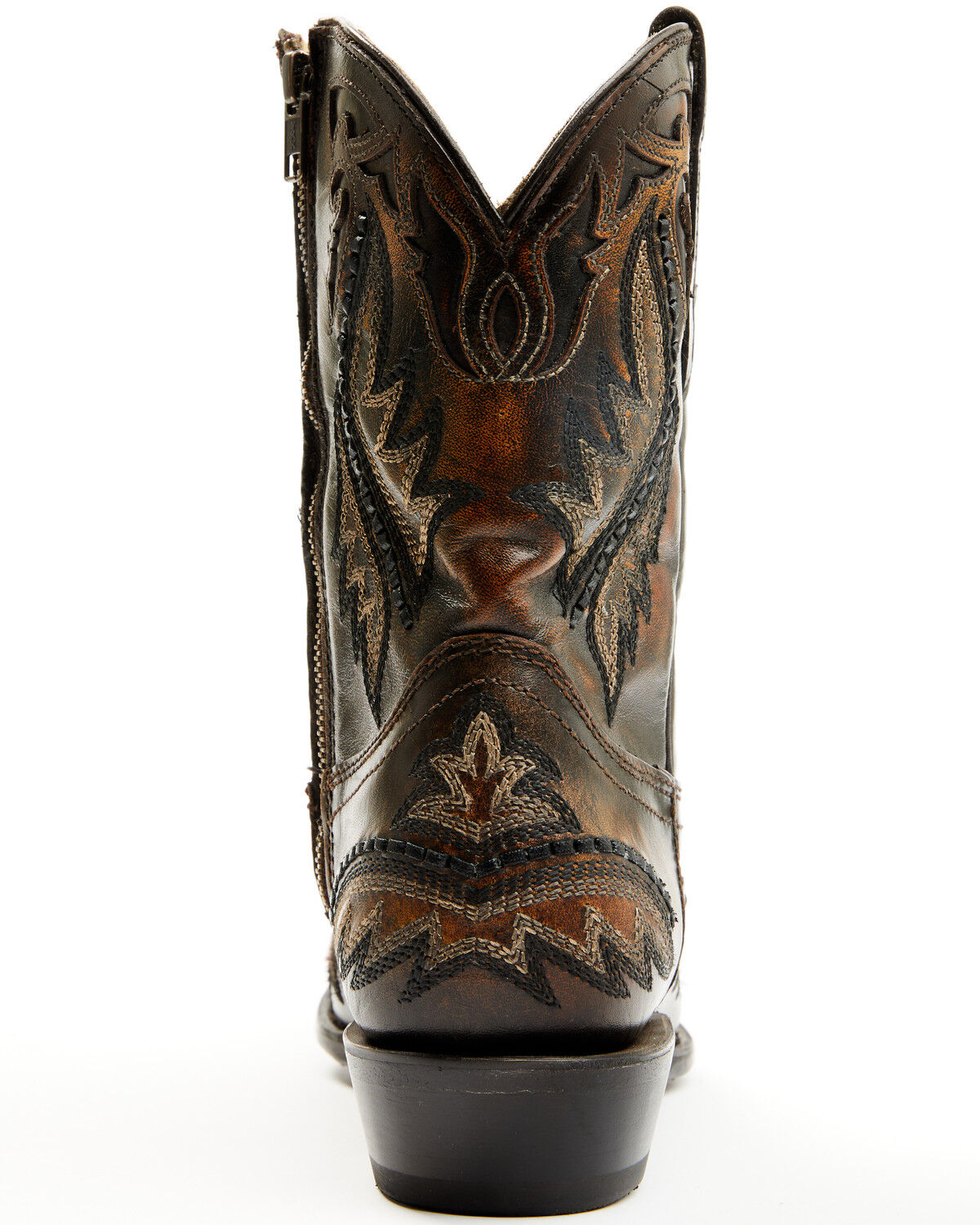 Corral Men's Inlay And Embroidered Short Western Boots - Snip Toe