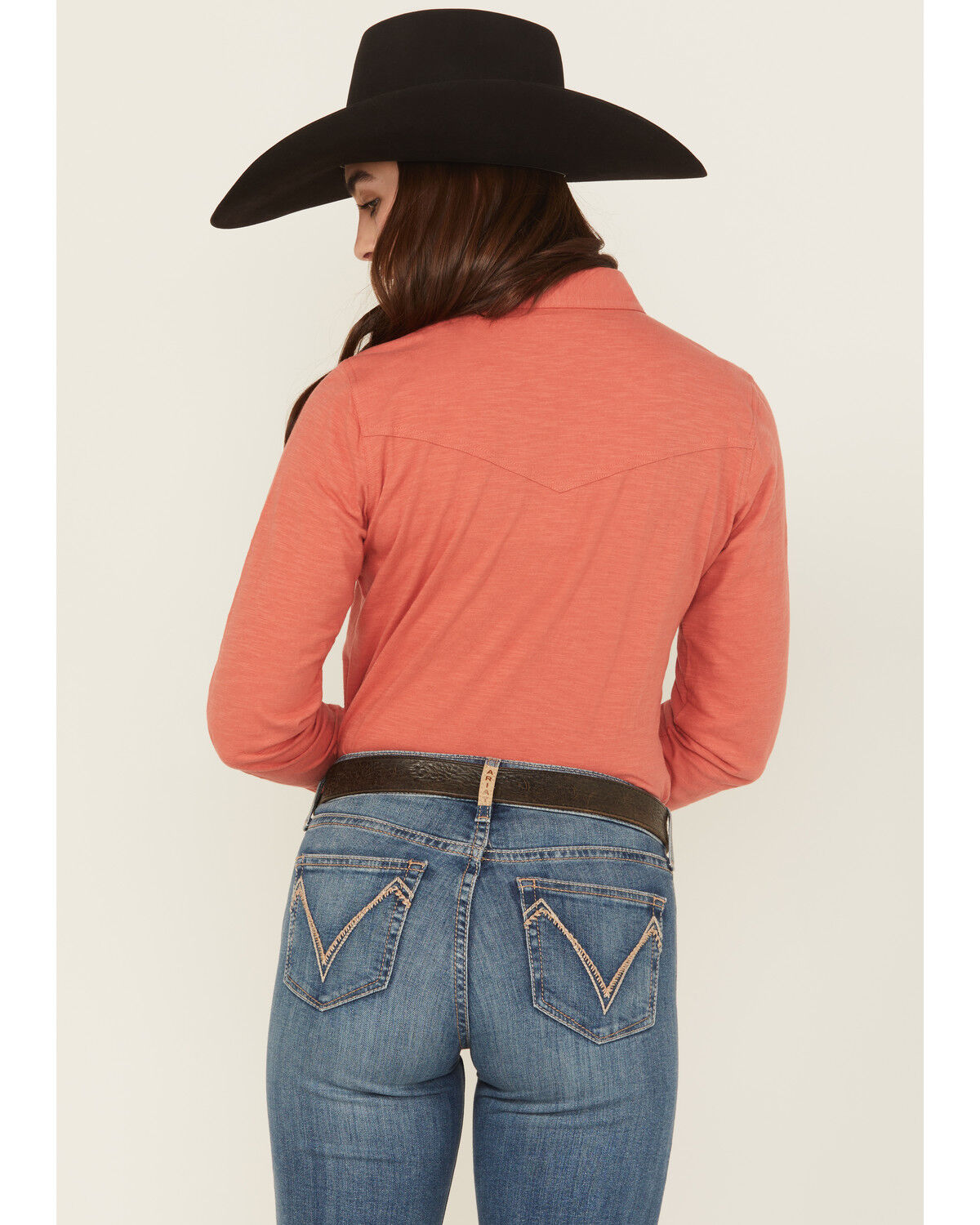 Shyanne Women's Solid Long Sleeve Pearl Snap Core Western Shirt