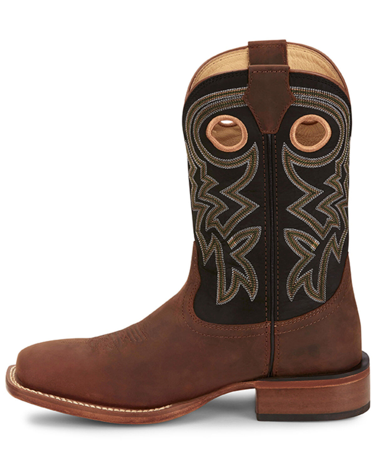 Justin Men's Big News Western Boots - Broad Square Toe