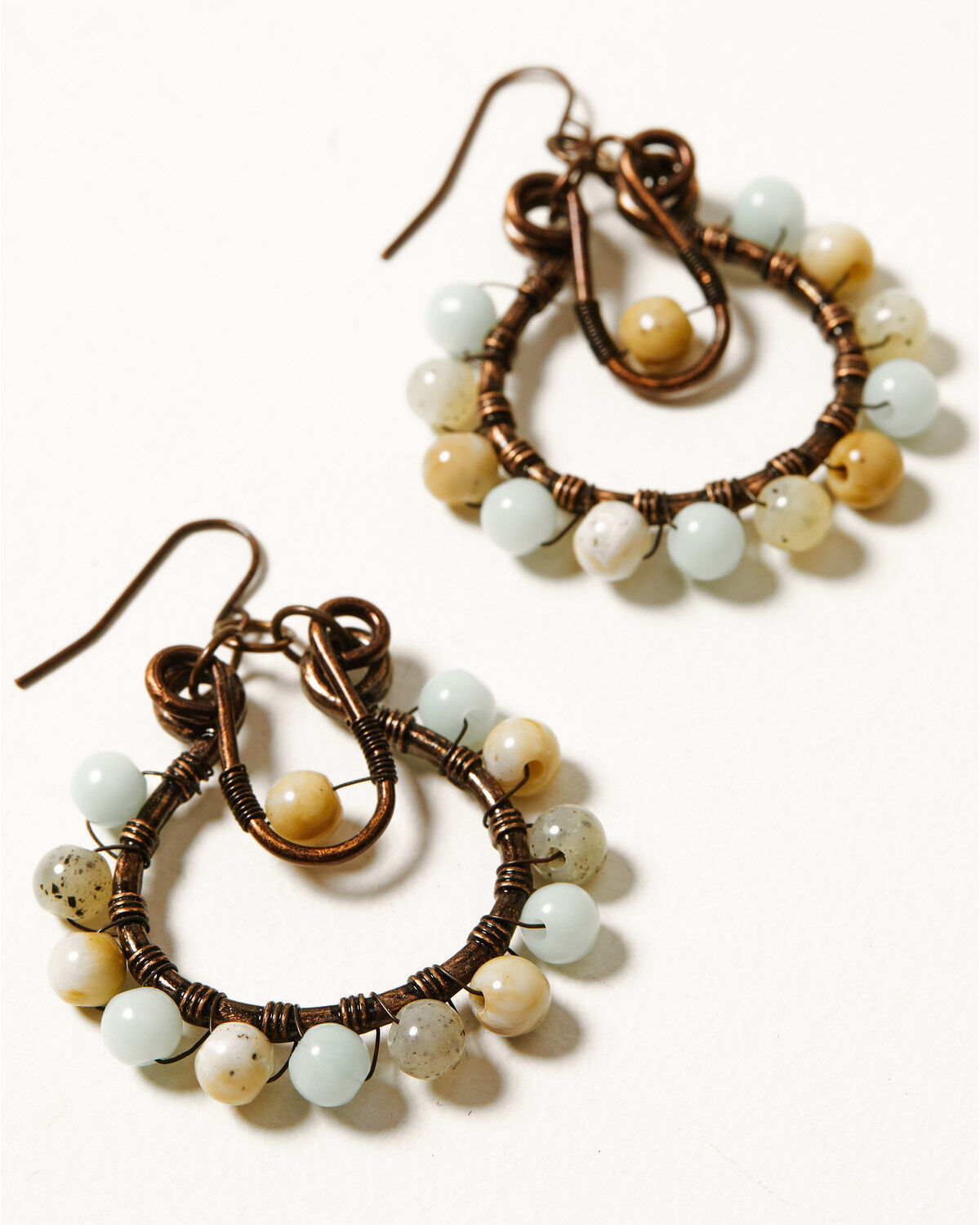 Shyanne Women's Mystic Skies Beaded Hoop Earrings