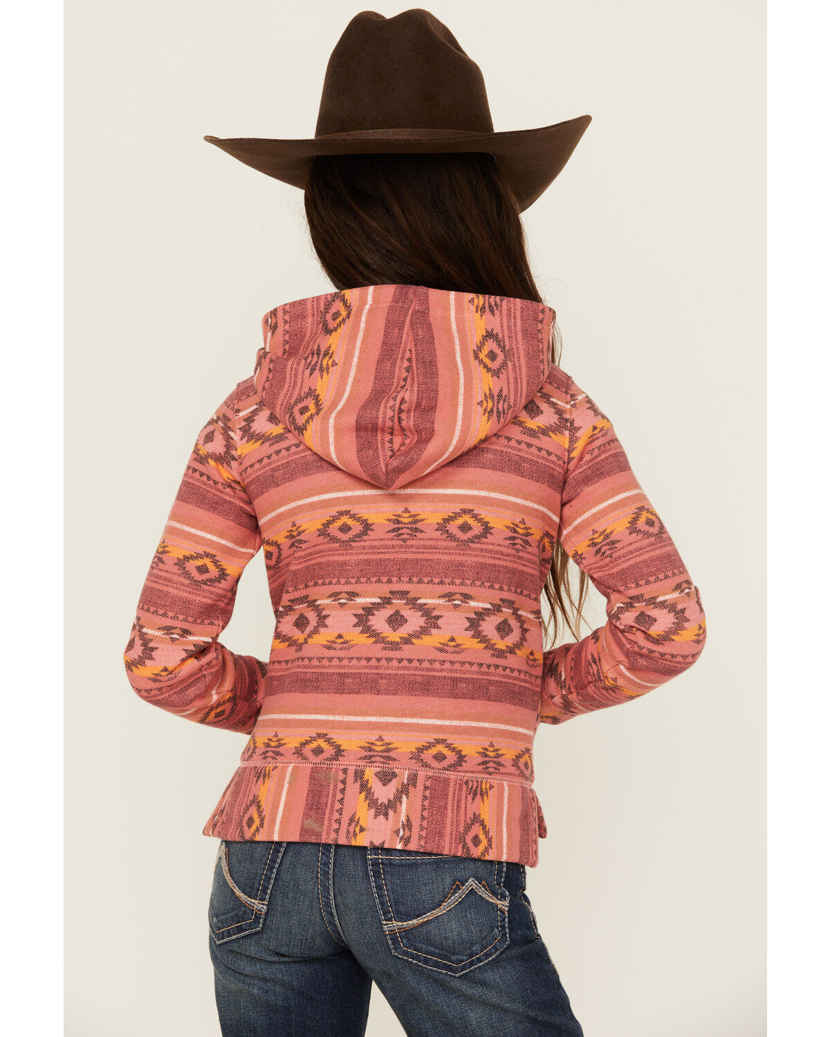 Cruel Girl Girls' Southwestern Print Hoodie