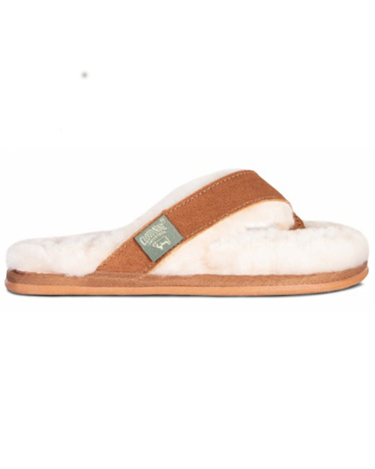 Cloud Nine Women's Sheepskin Lined Flip Flops