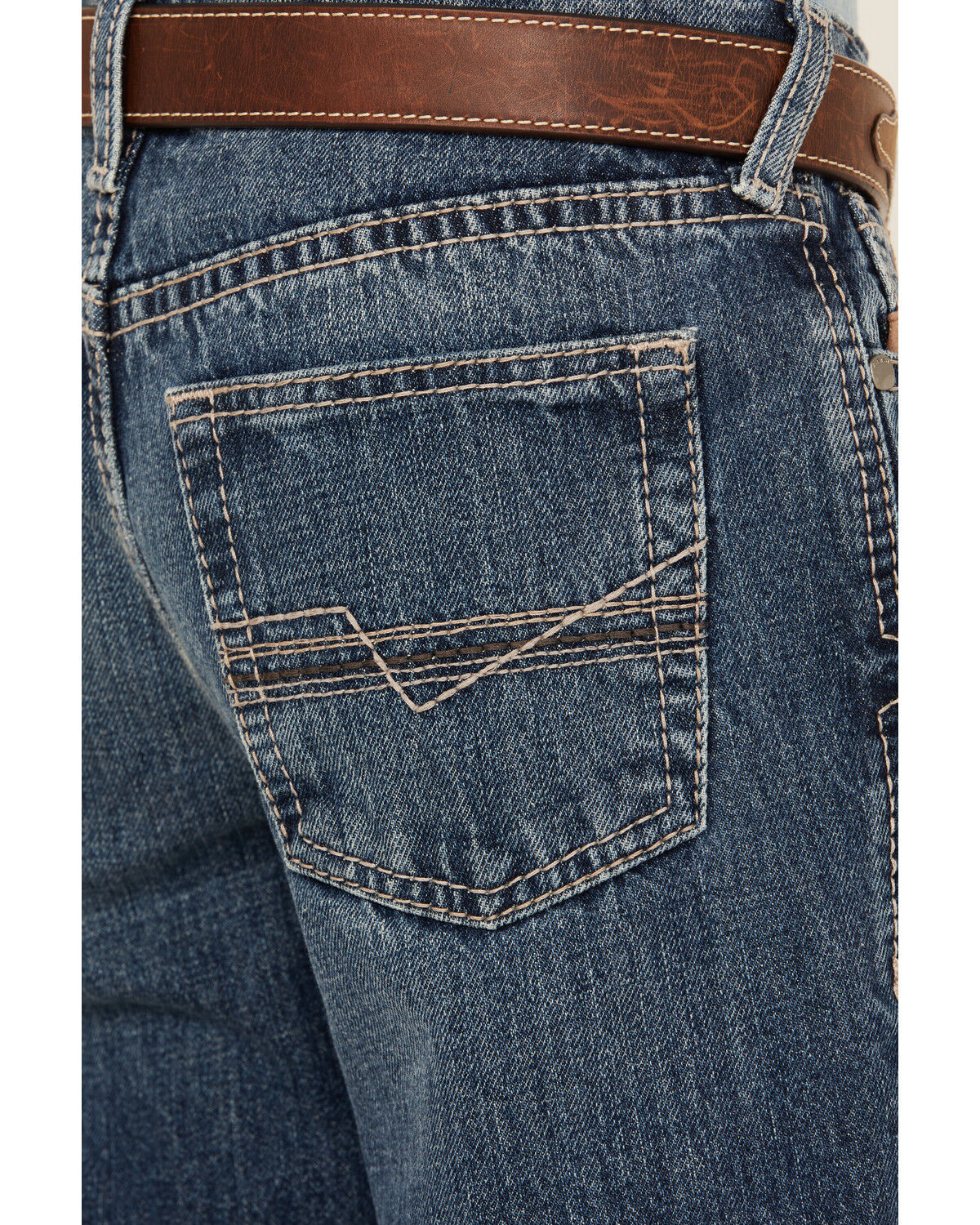 Ariat Boys' Medium Wash B4 Relaxed Bootcut Denim Jeans