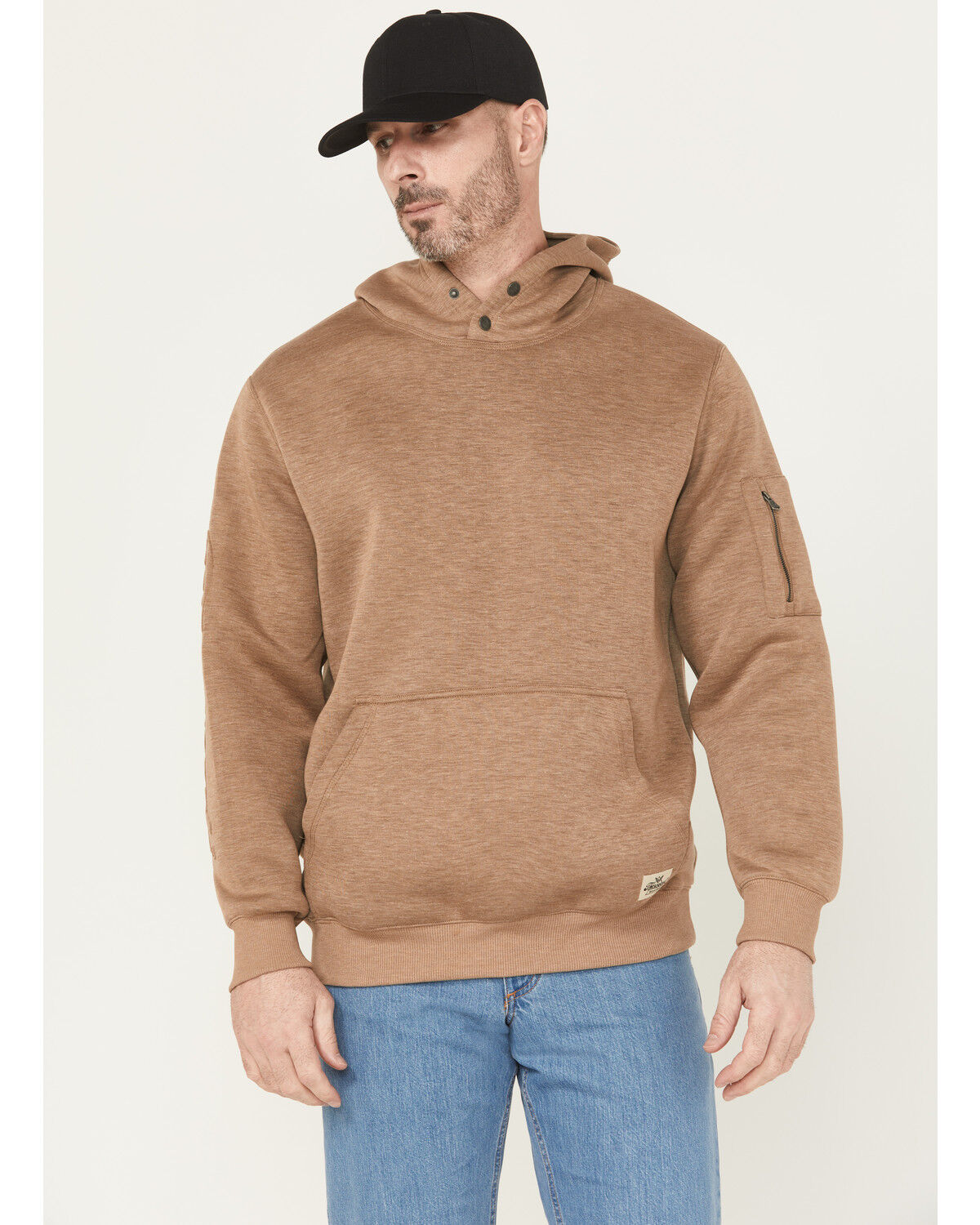 Thorogood Men's Snap Neck Hooded Sweatshirt