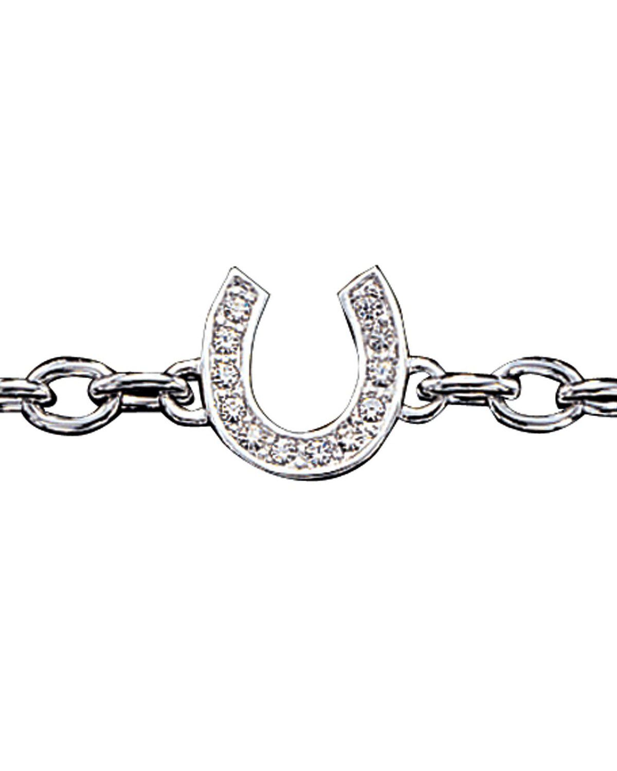 Montana Silversmiths Women's Rhinestone Horseshoe Bracelet