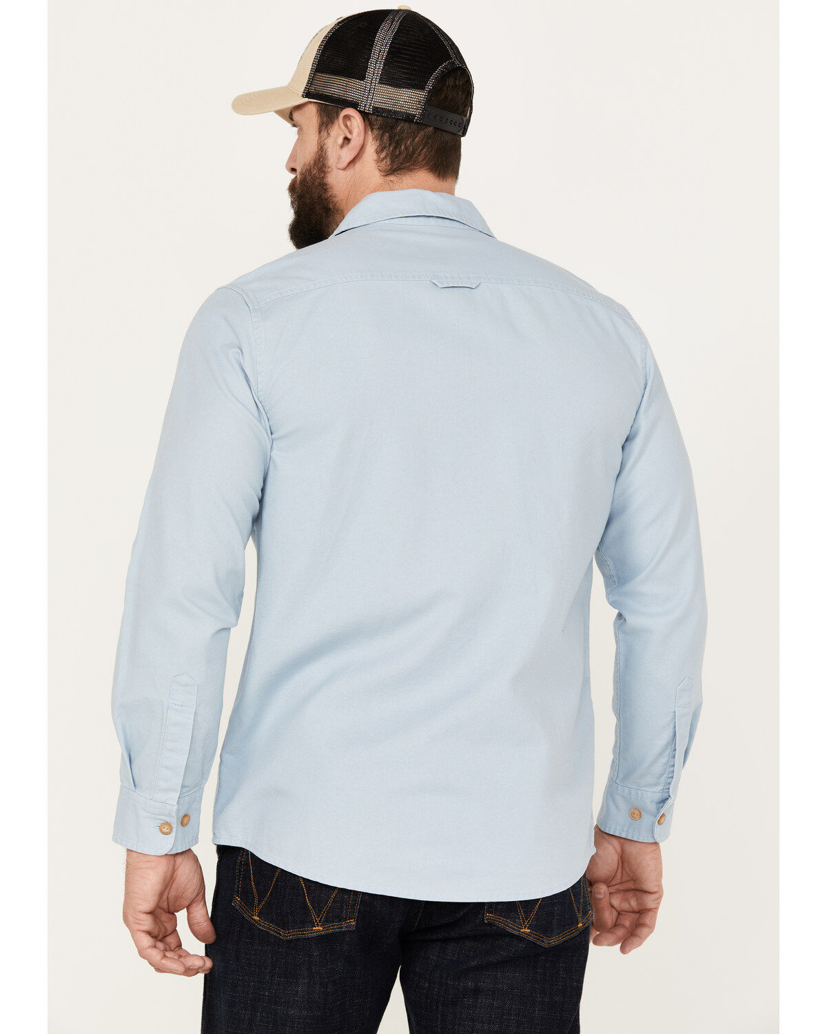 Pendleton Men's Beach Shack Solid Long Sleeve Button-Down Western Shirt