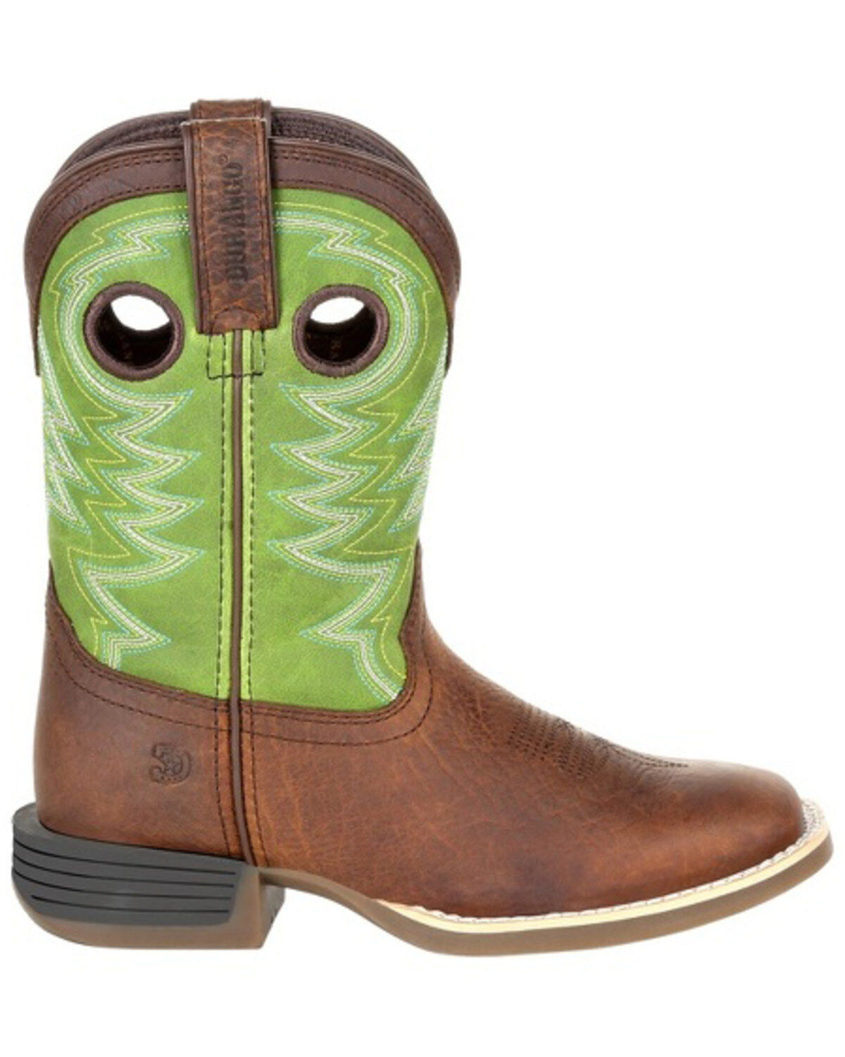 Durango Boys' Lil Rebel Pro Lime Western Boots - Square Toe
