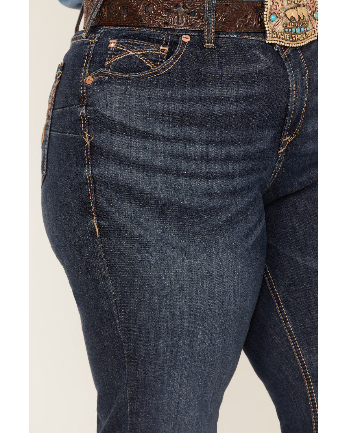 Ariat Women's R.E.A.L. Perfect Rise Analise Stackable Straight Leg Jeans - Plus
