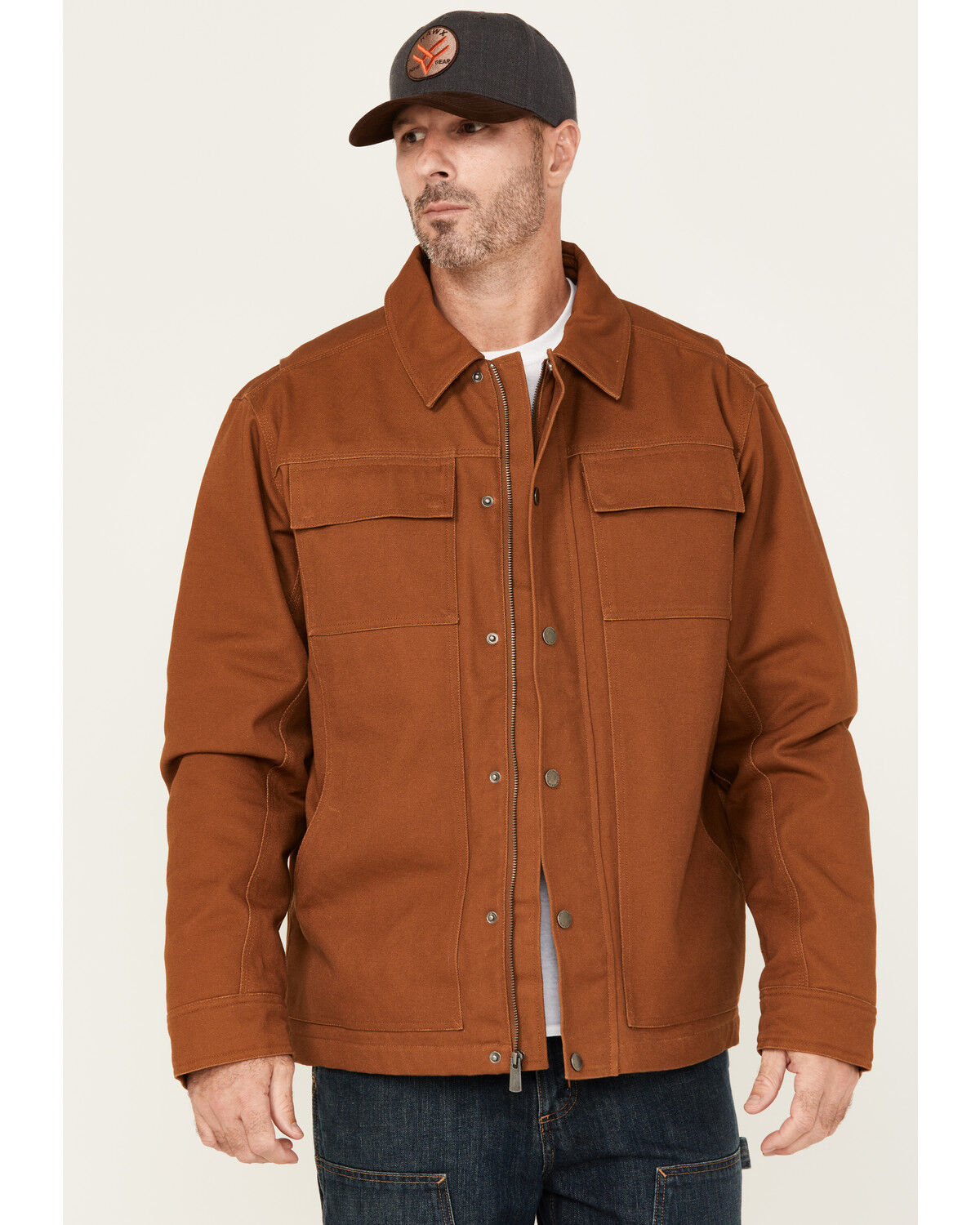 Lucky Brand Workwear Men's Chore Insulated Canvas Work Jacket