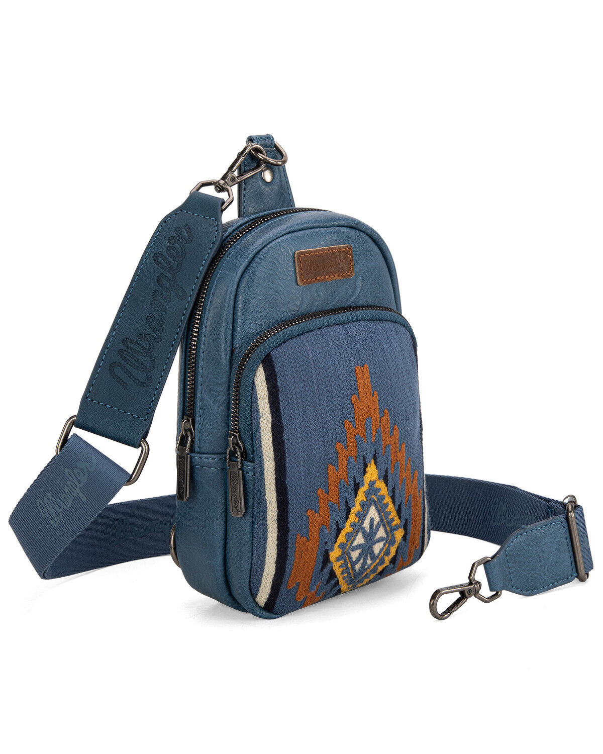 Wrangler Women's Daenery's Winter Southwestern Knitted Sling Bag
