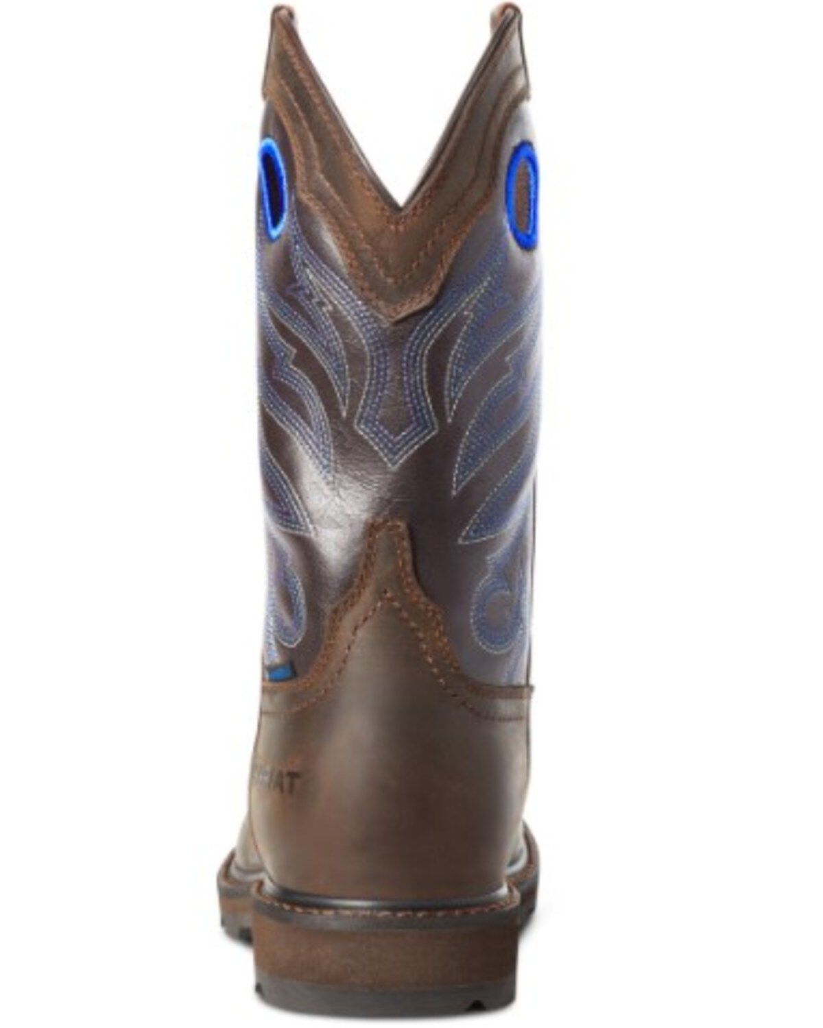 Ariat Men's Brown Groundwork Western Work Boots - Soft Toe