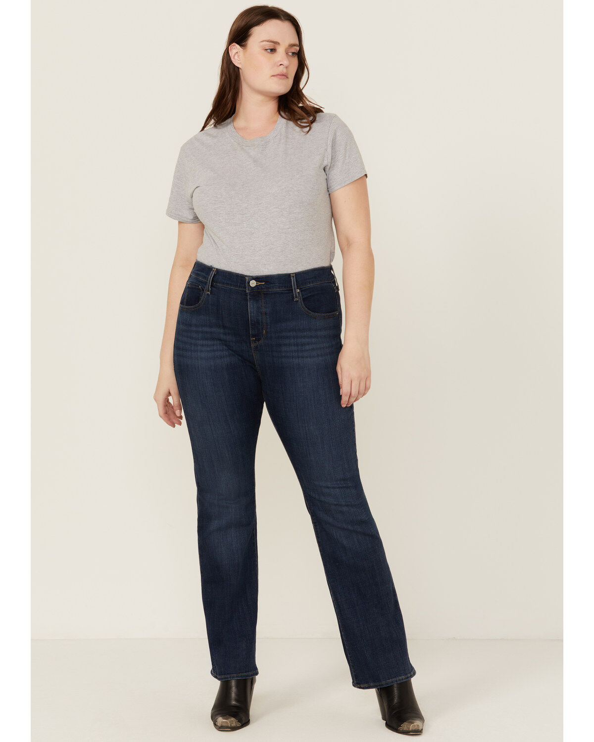 Levi's Women's High Rise 725 Dark Horse Bootcut Jeans - Plus