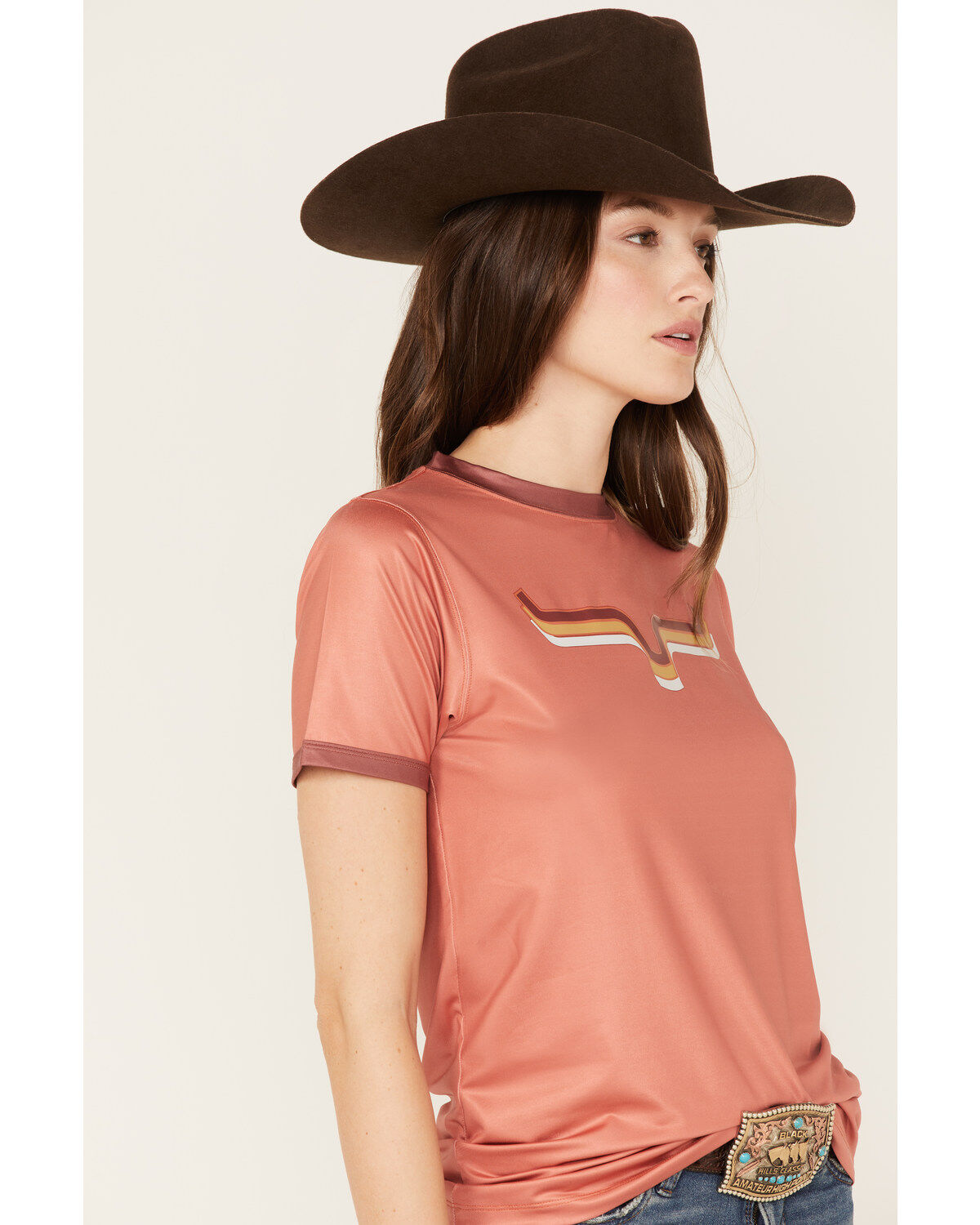 Kimes Ranch Women's Rhythm Ringer Performance Tech Tee