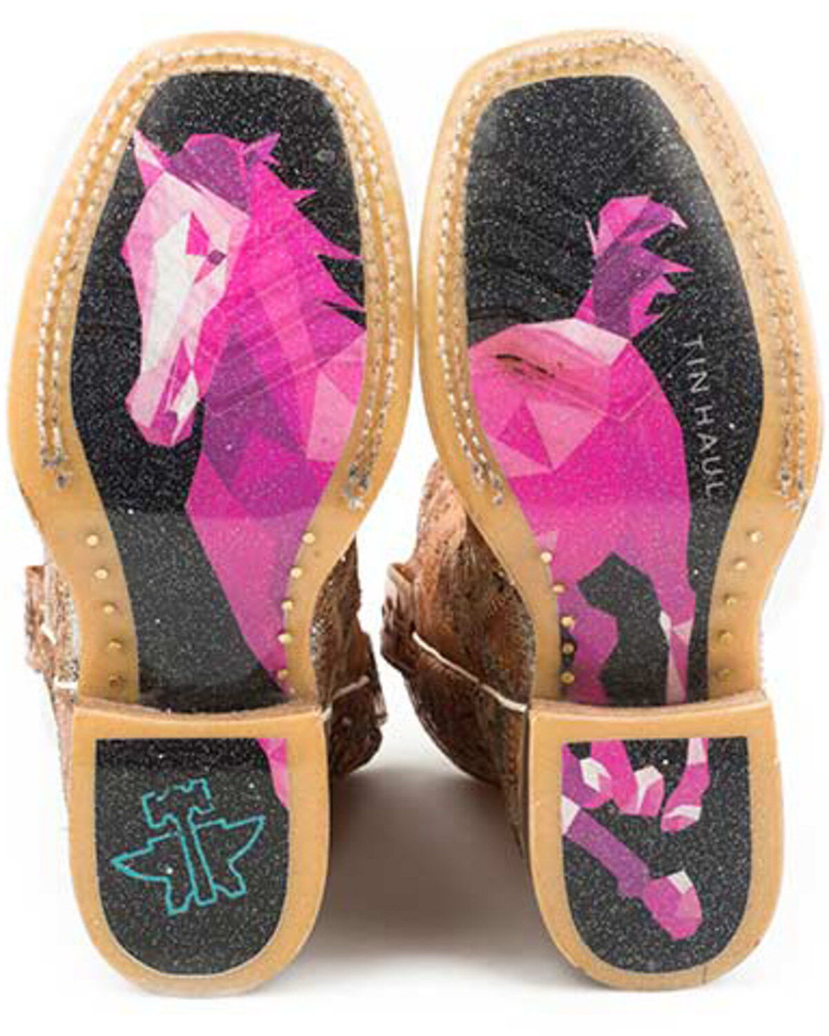 Tin Haul Little Girls' Mu Mish & Mash Western Boots - Square Toe