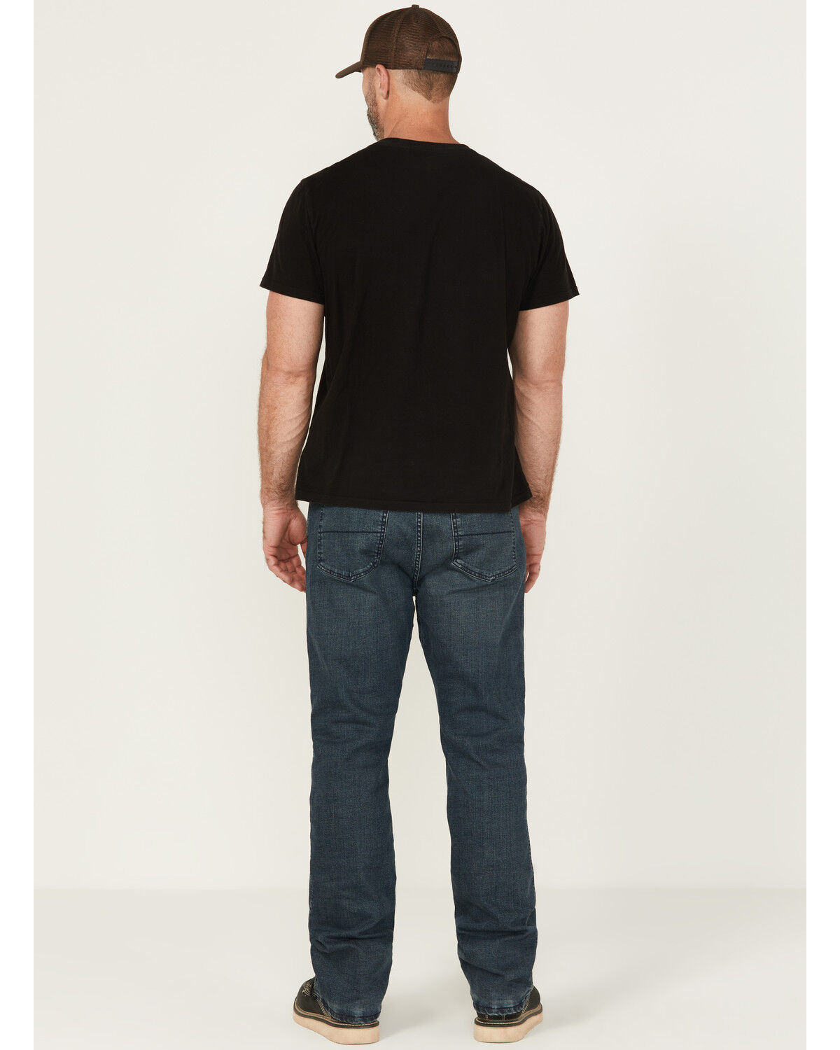 Hawx Men's Wellington Medium Wash Lined Straight Stretch Denim Jeans