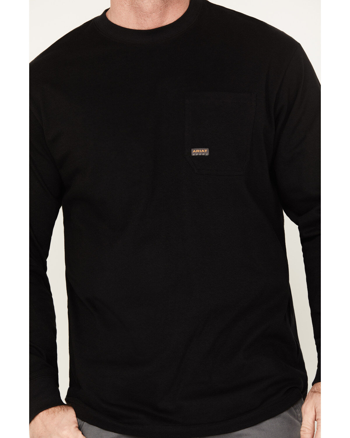 Ariat Men's Rebar Stretch Union City Long Sleeve Work T-Shirt