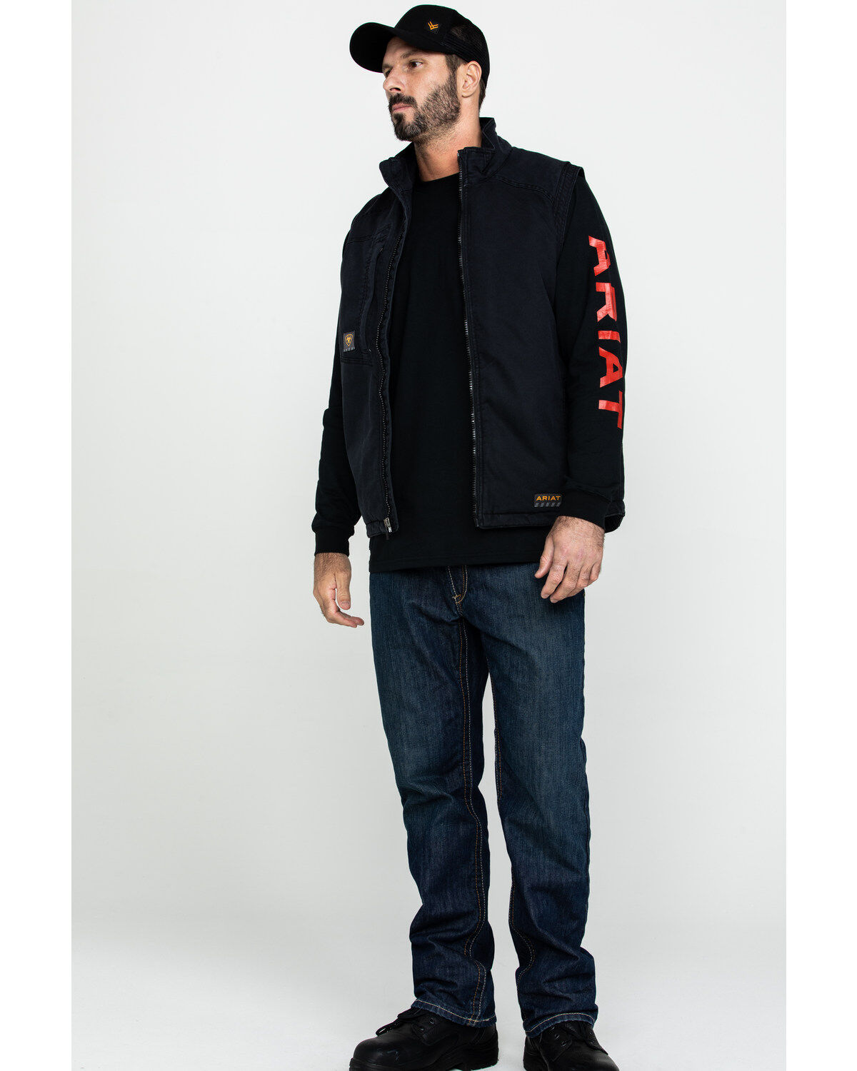 Ariat Men's Rebar Washed Dura Canvas Insulated Work Vest