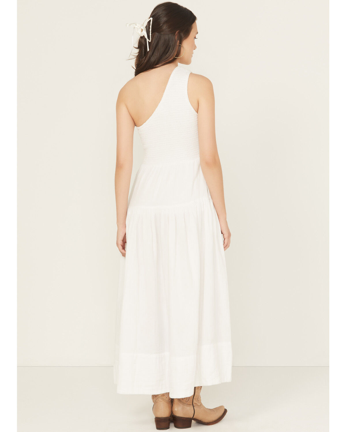 Revel Women's One Shoulder Midi Dress