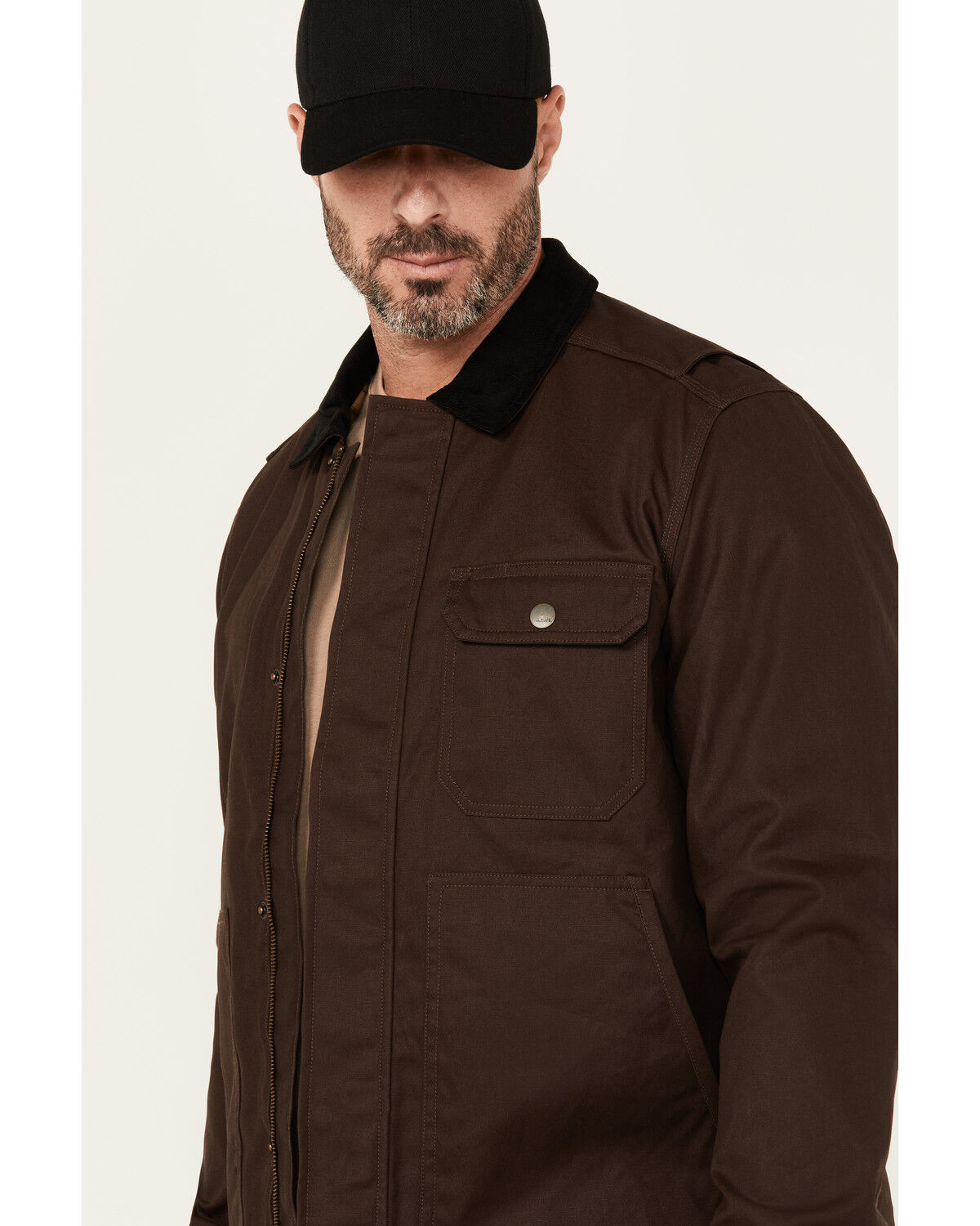 Hawx Men's Oakdale Solid Chore Coat