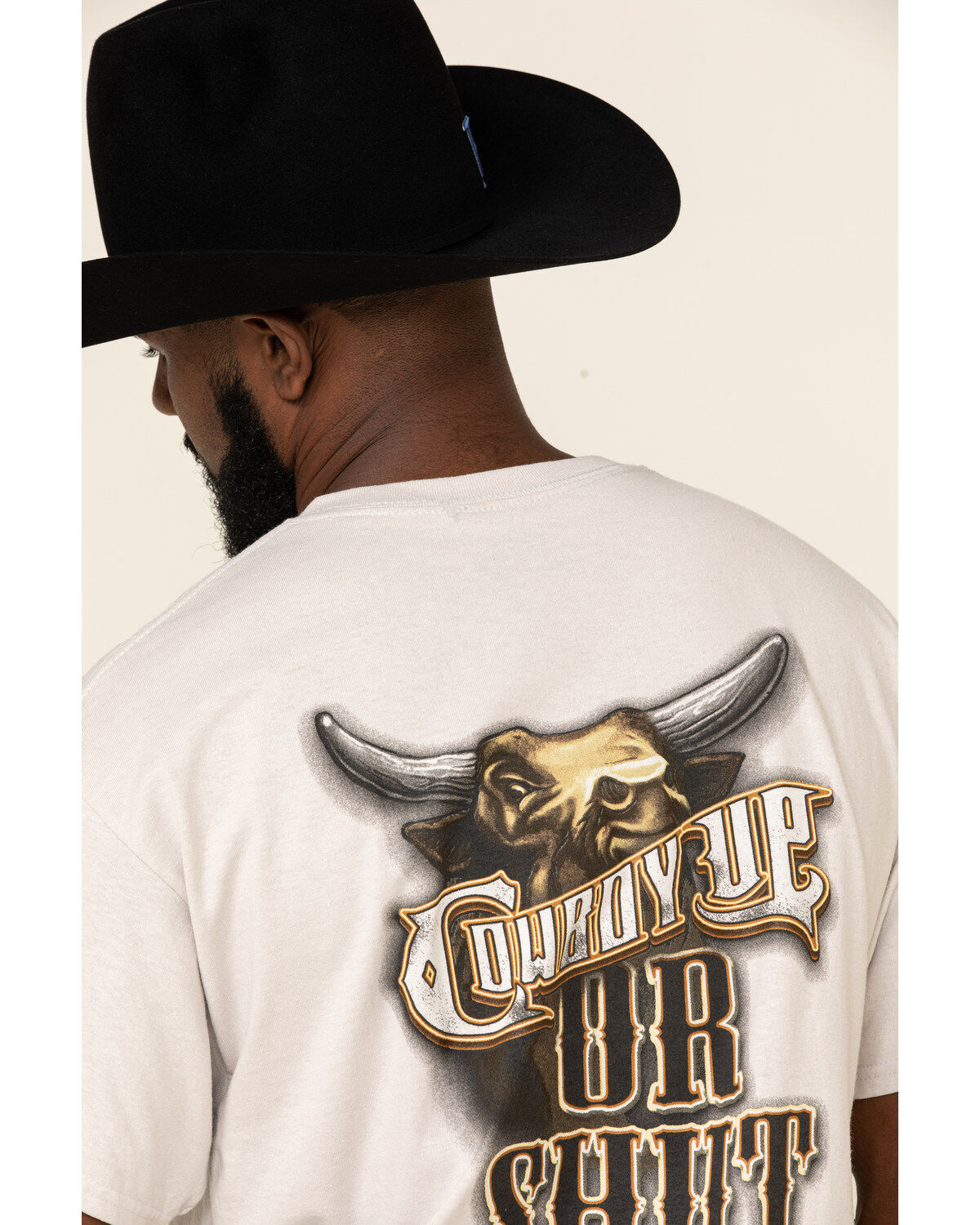 Cowboy Up Men's Cowboy Up or Shut Up Short Sleeve Graphic T-Shirt