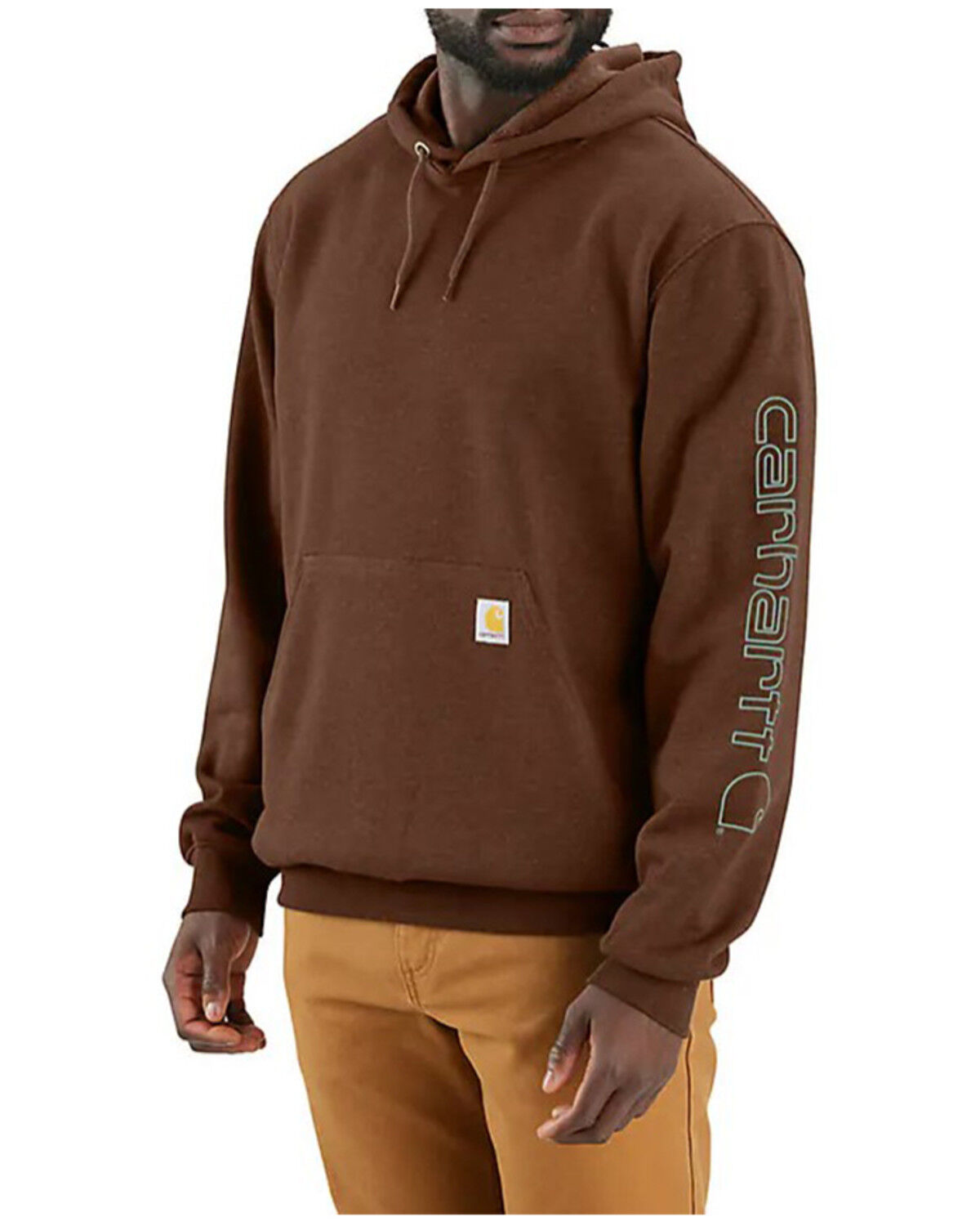 Carhartt Men's Loose Fit Midweight Logo Sleeve Graphic Sweatshirt
