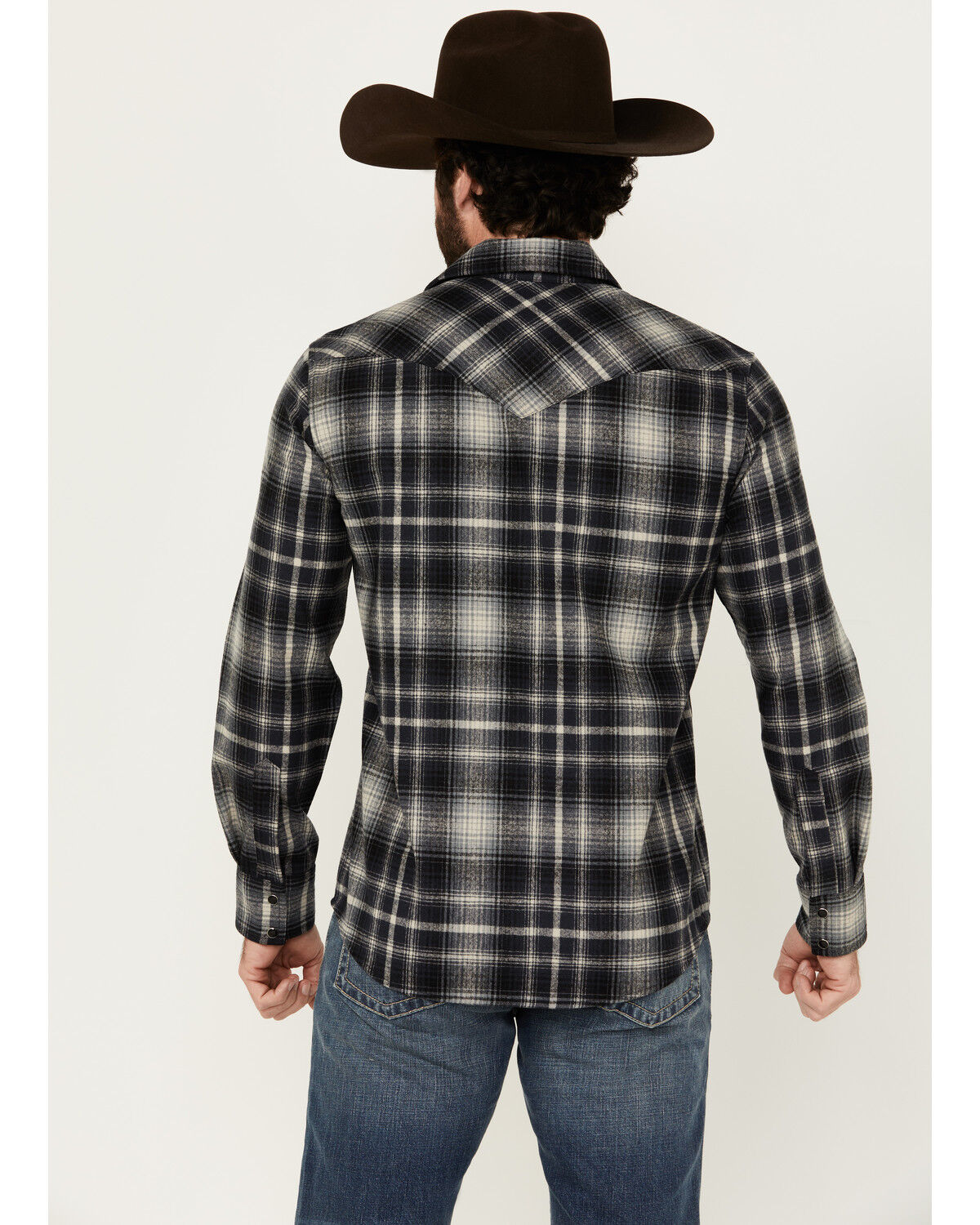 Pendleton Men's Canyon Plaid Print Long Sleeve Snap Western Shirt