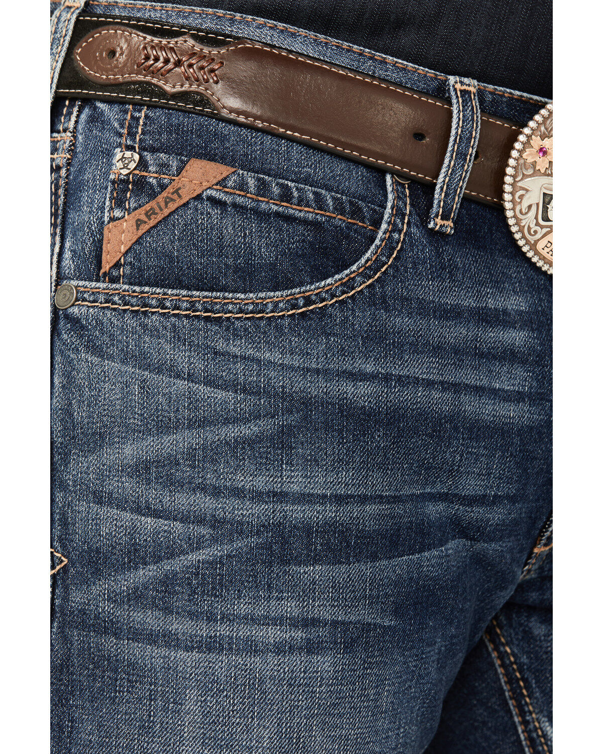 Ariat Men's M2 Marty Dark Wash Relaxed Bootcut Rigid Jeans