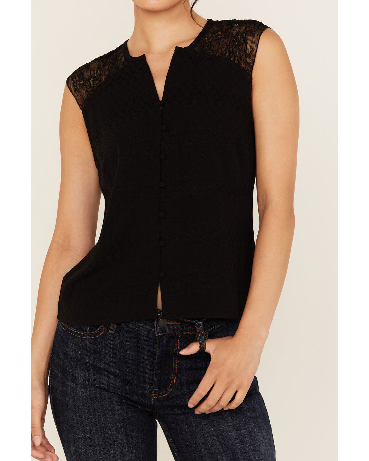 Idyllwind Women's Joya Jacquard Sleeveless Top