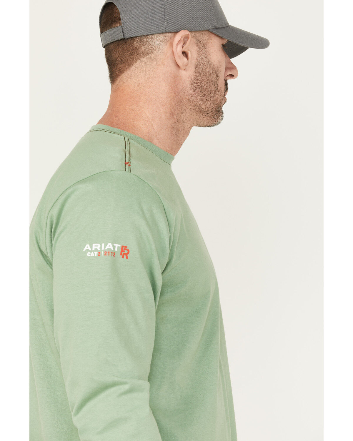 Ariat Men's FR Skull Logo Long Sleeve Graphic Work Shirt